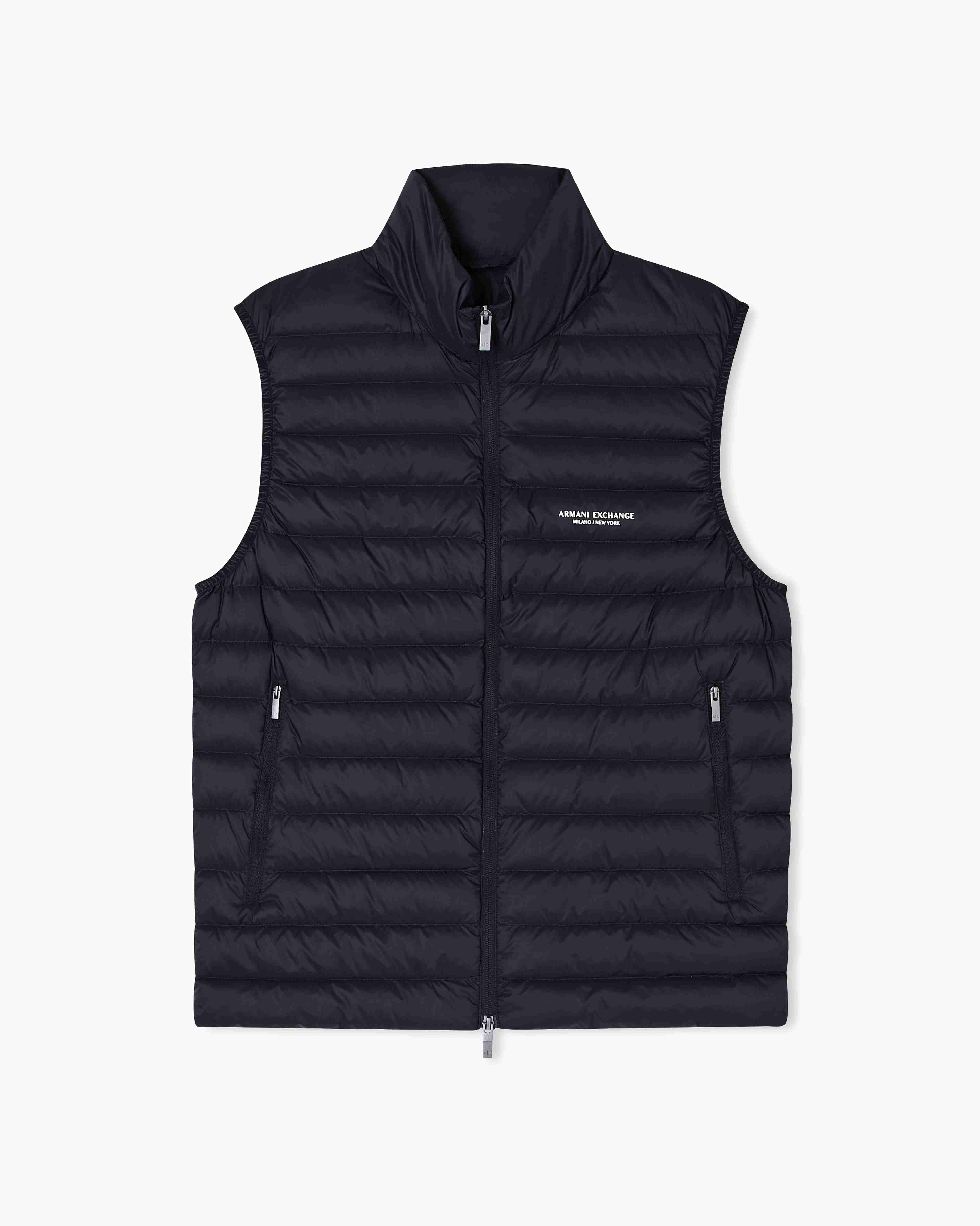 Men's Black Milano New York Down Waistcoat