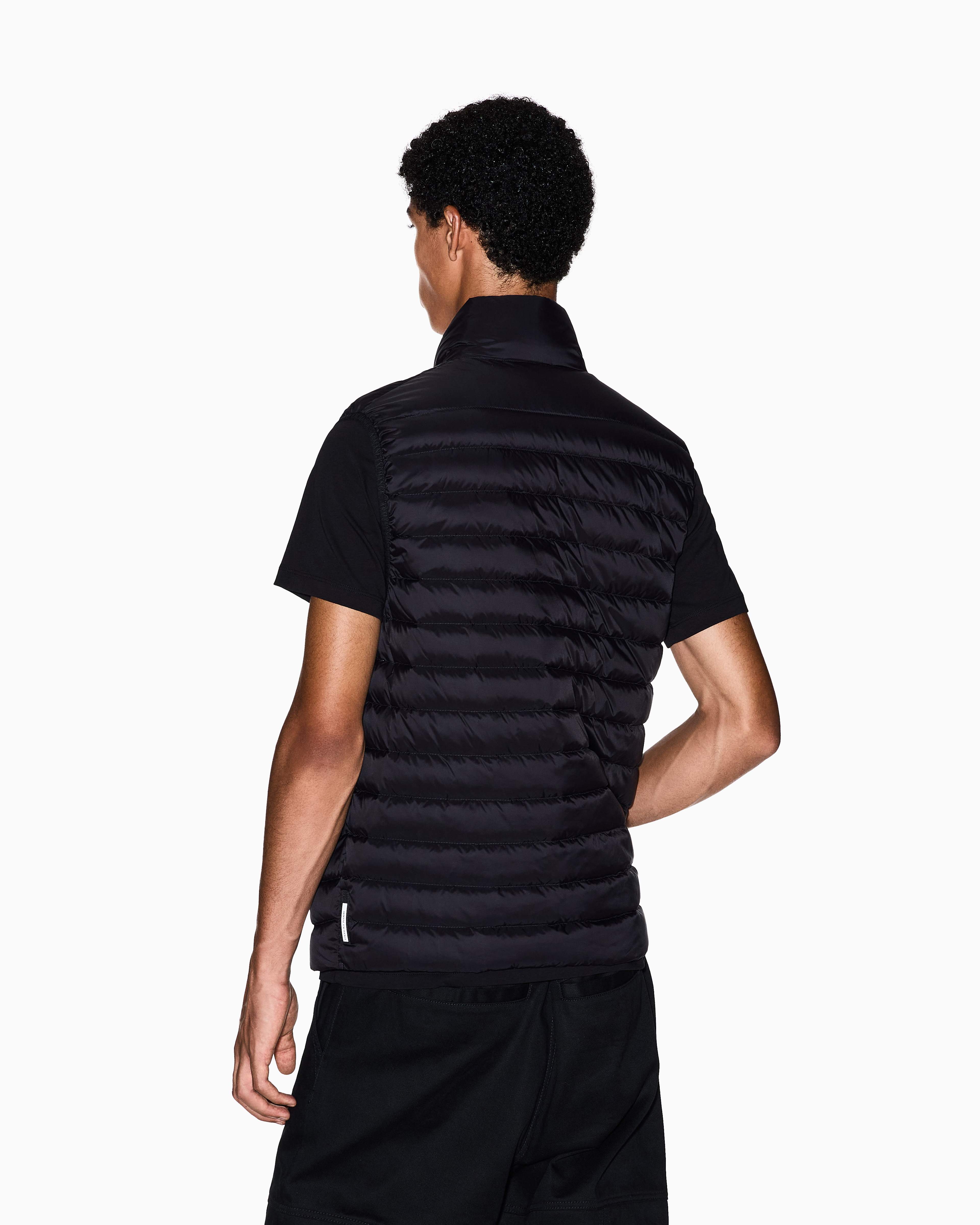 Men's Black Milano New York Down Waistcoat