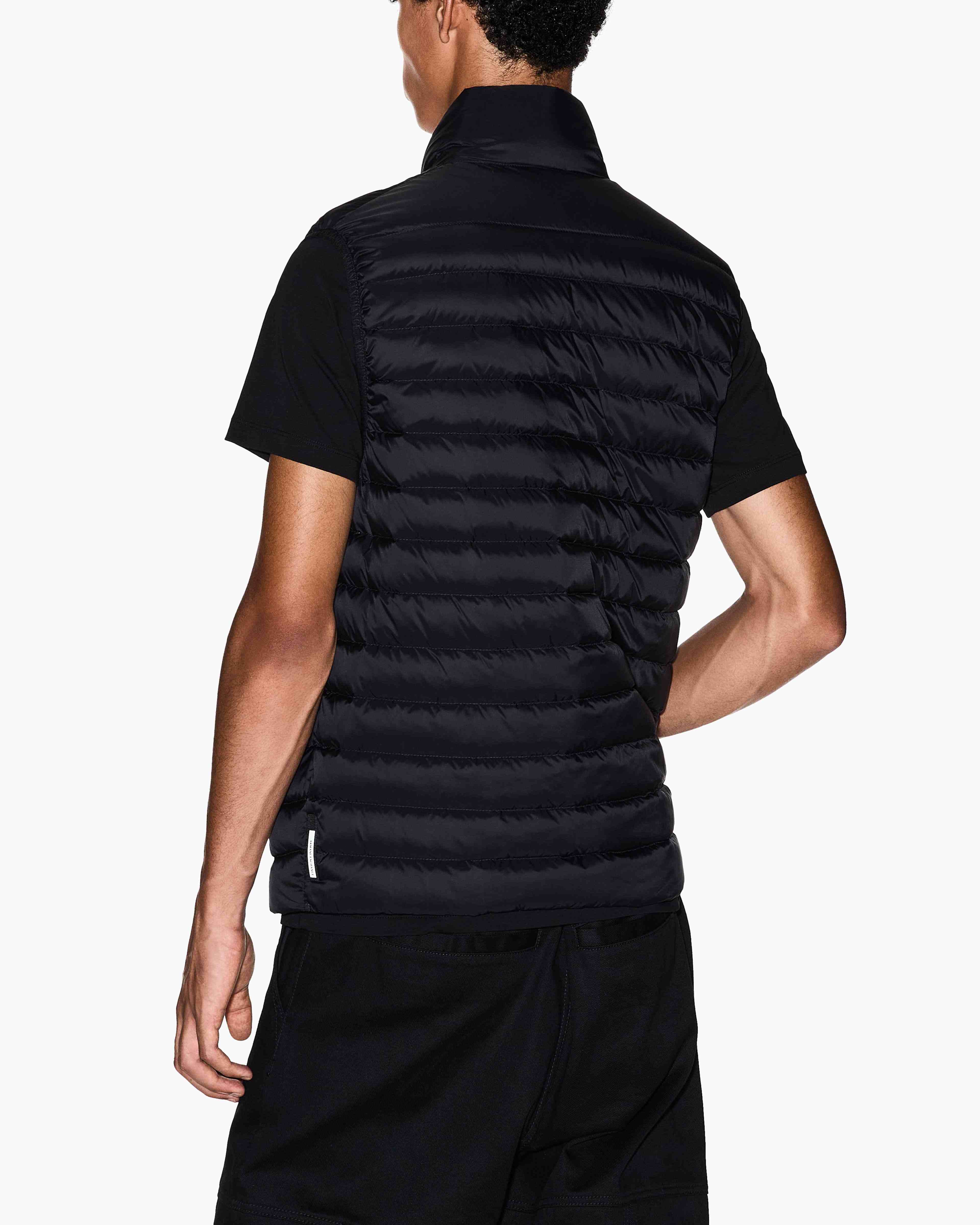 Men's Black Milano New York Down Waistcoat