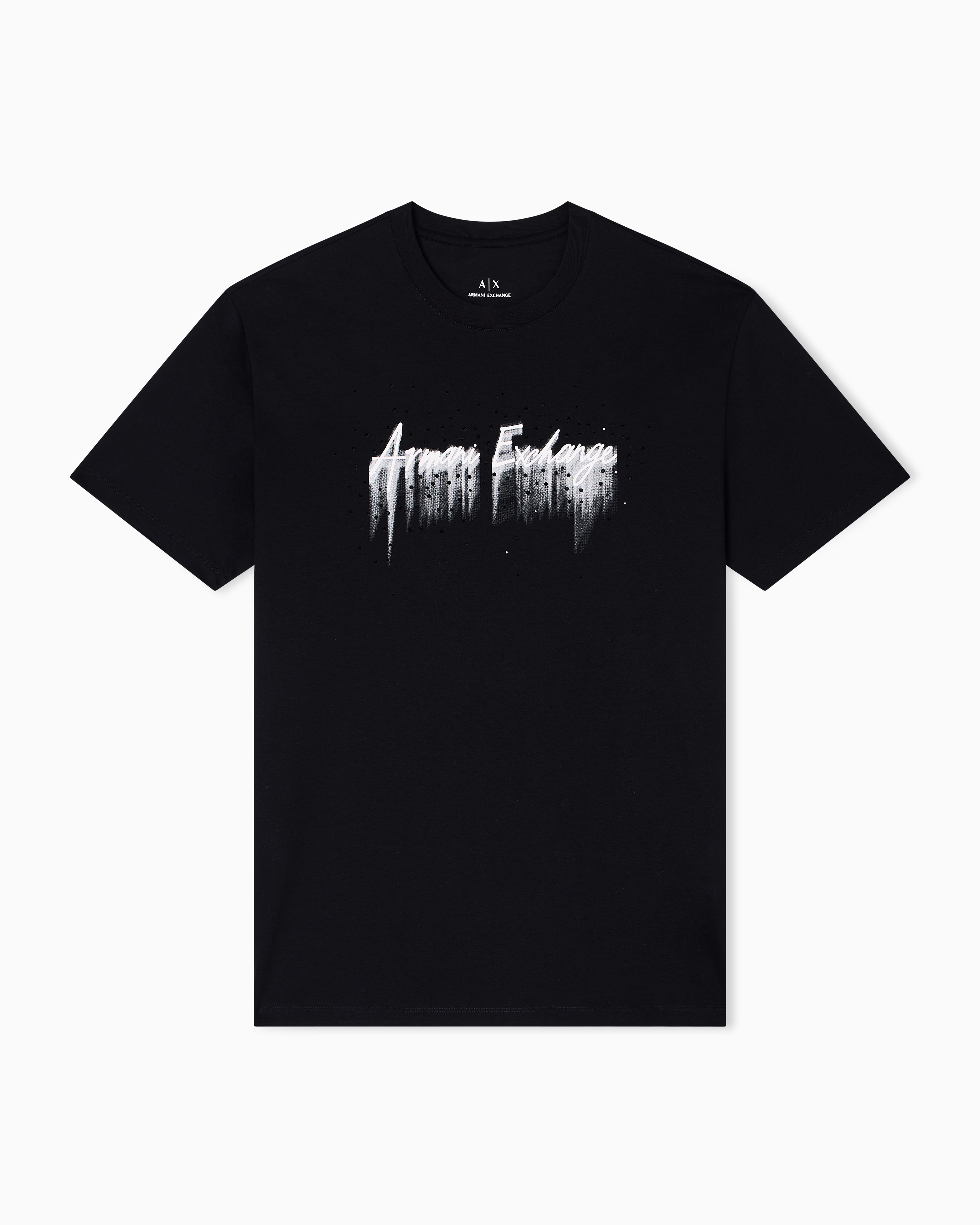 Men Black Night Lab Regular Fit T-Shirts