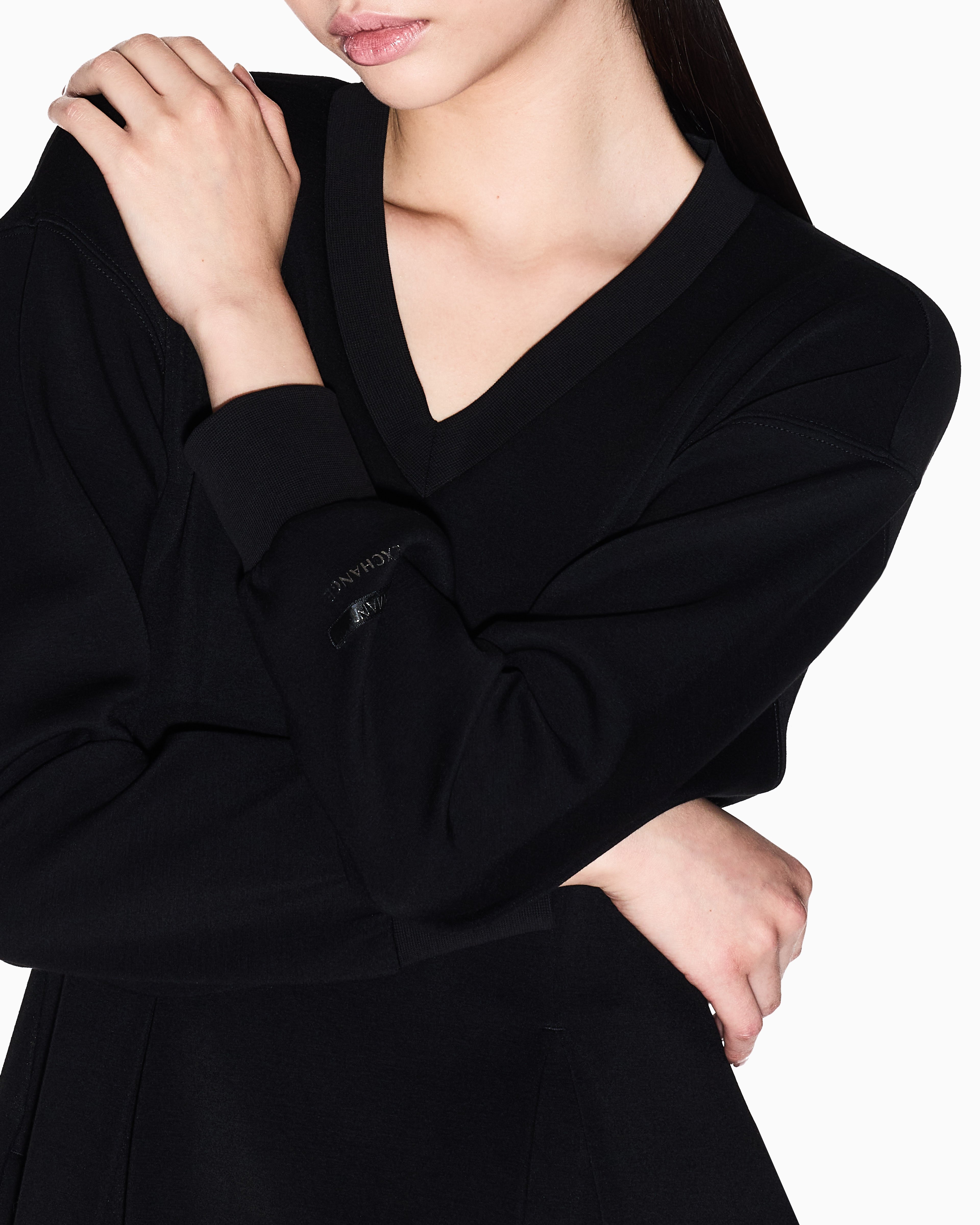 Women Black Urban Tailoring Fit and Flare Fit Dresses
