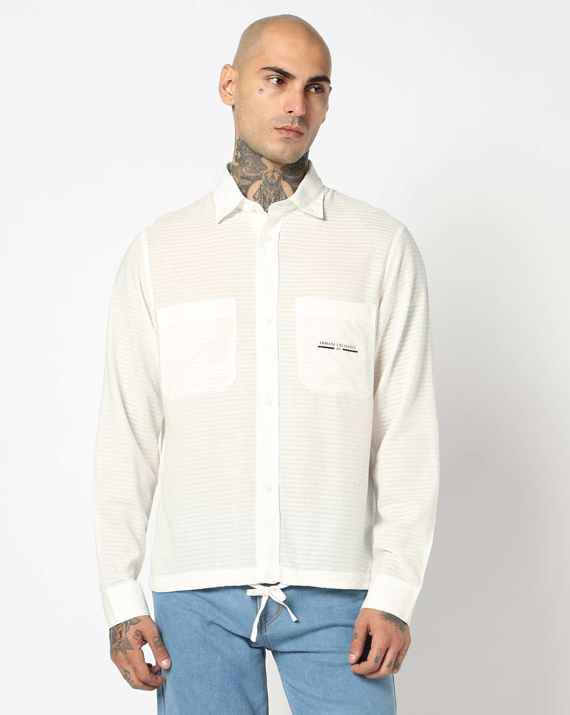 Men White Marina  Regular + Fit Casual Shirts