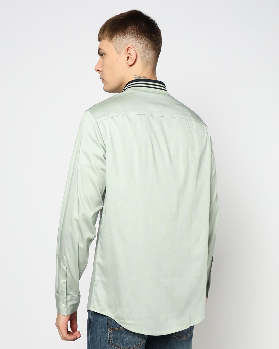 Men Grey Marina  Regular Fit Casual Shirts