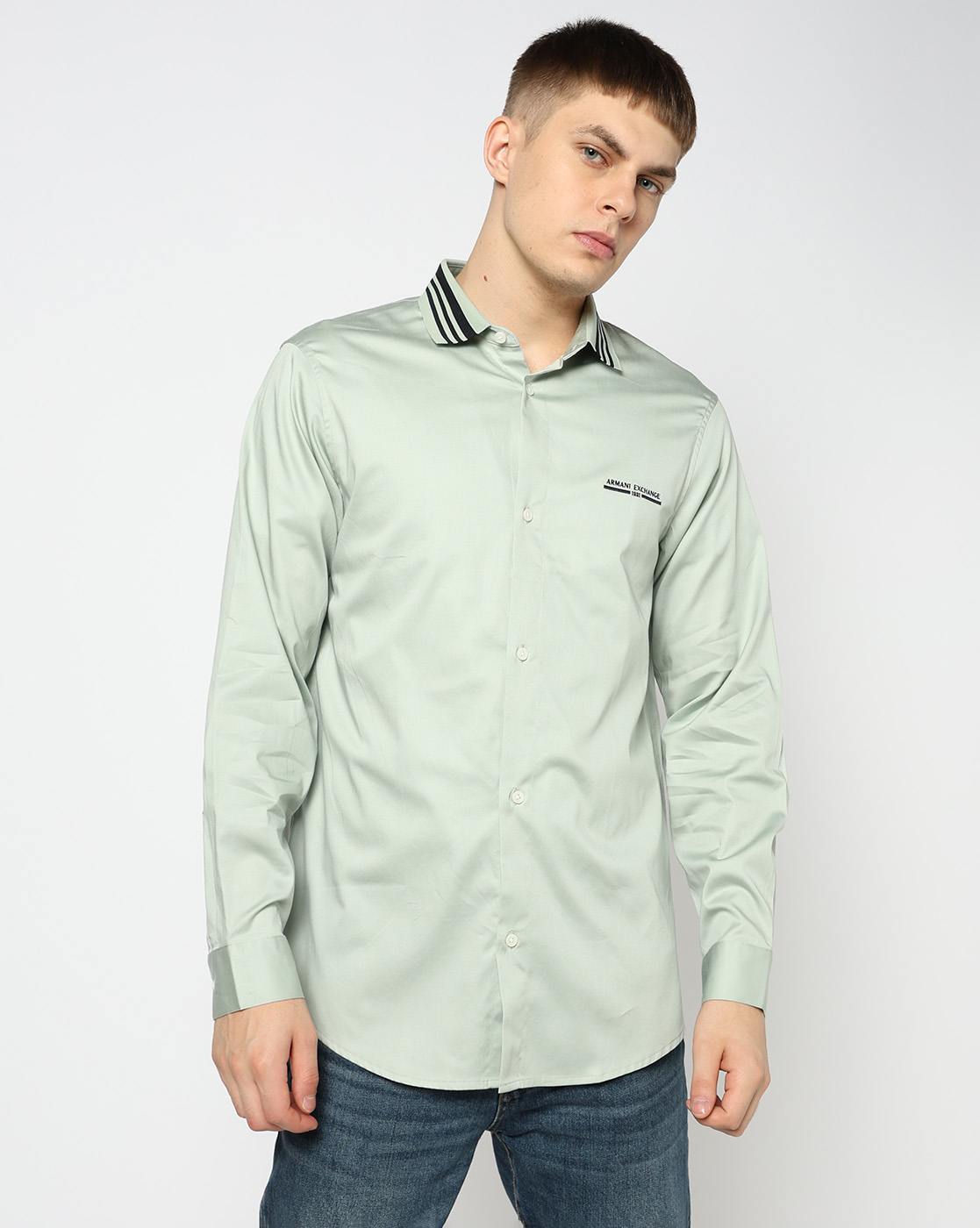 Men Grey Marina  Regular Fit Casual Shirts