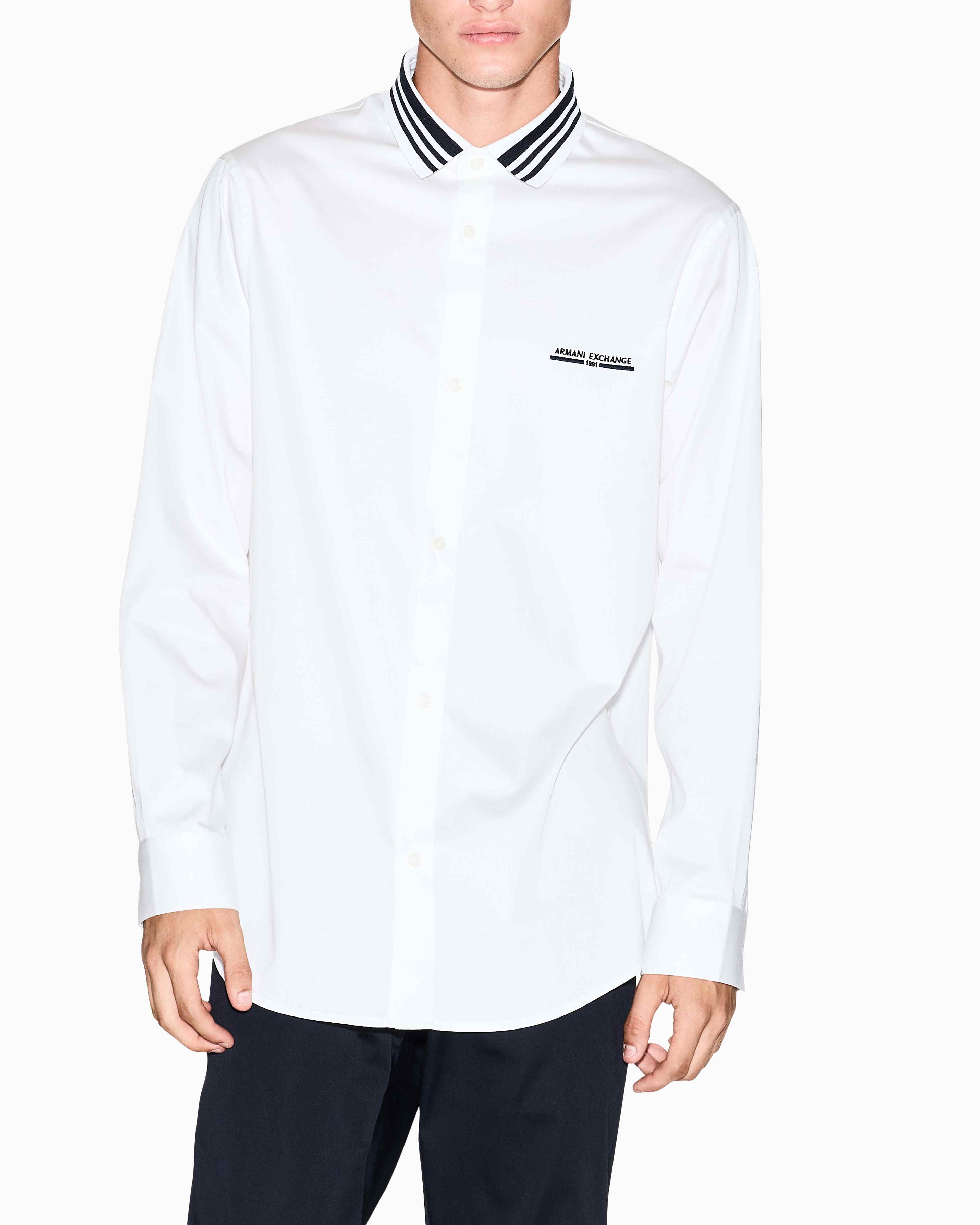 Men's White Smu Collection Shirt