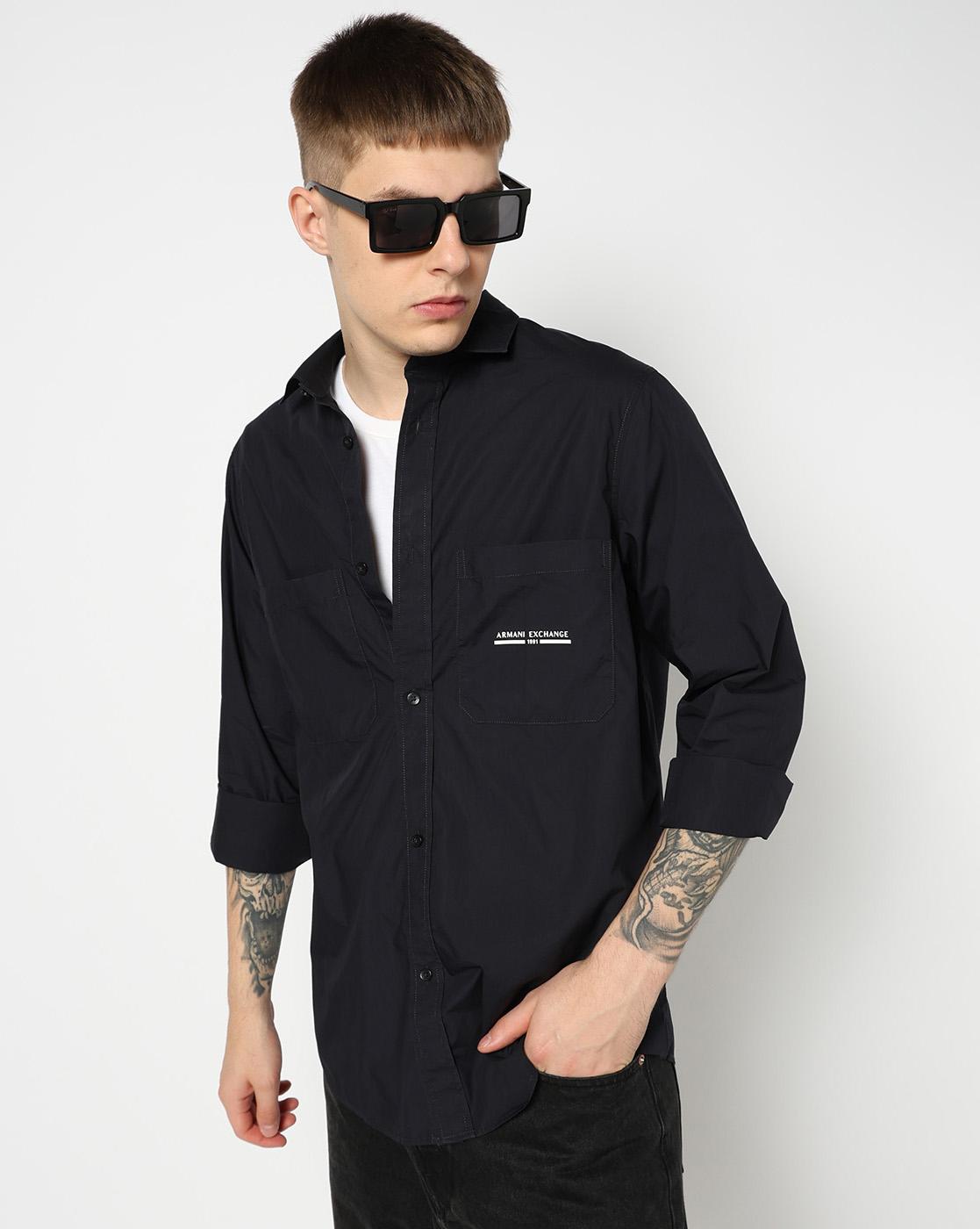 Men Blue Marina  Regular + Fit Casual Shirts