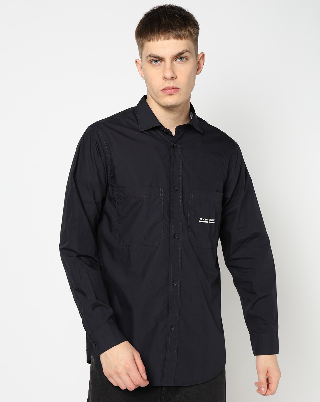 Men Blue Marina  Regular + Fit Casual Shirts