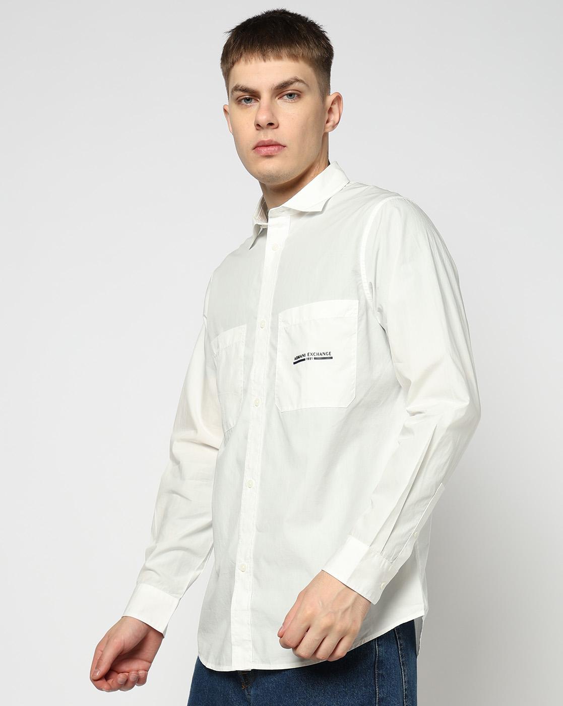 Men White Marina  Regular + Fit Casual Shirts