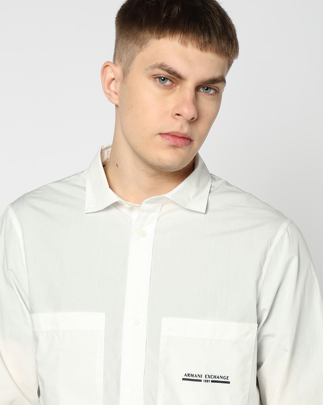 Men White Marina  Regular + Fit Casual Shirts