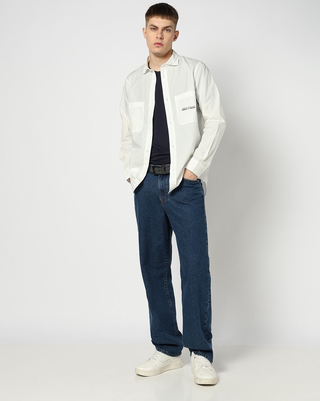Men White Marina  Regular + Fit Casual Shirts