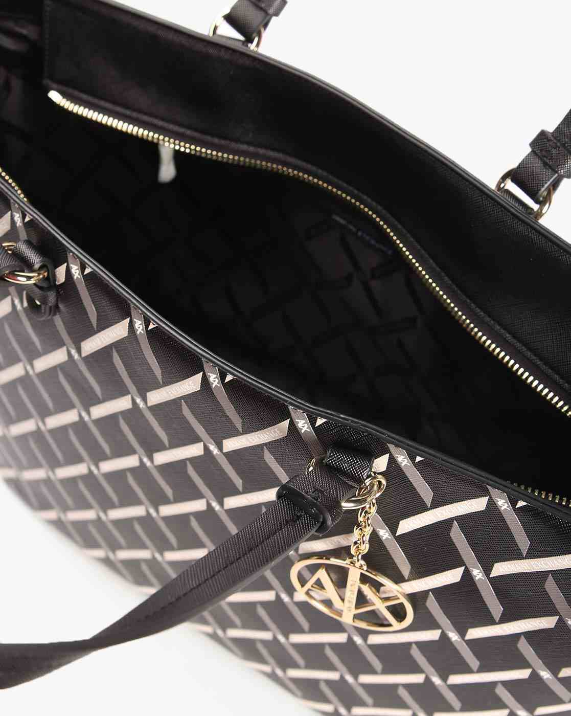 Women's Black Gynger Shopping Bag