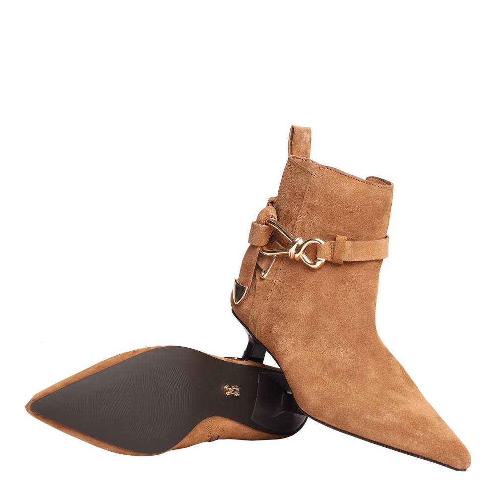 Lyrra Tan Suede Boots