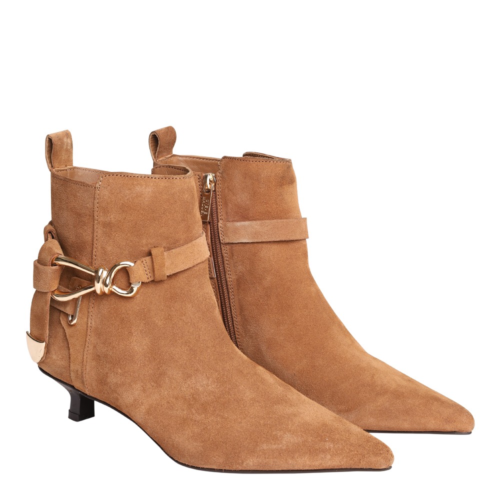 Lyrra Tan Suede Boots