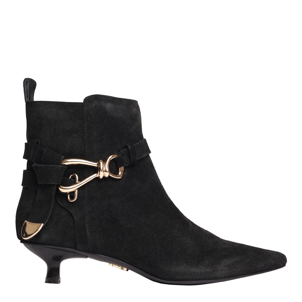 Lyrra Black Suede Boots