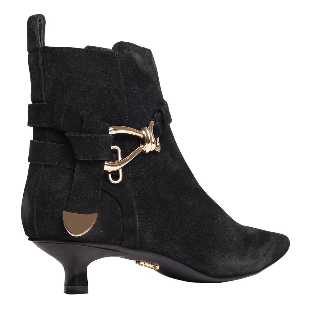 Lyrra Black Suede Boots