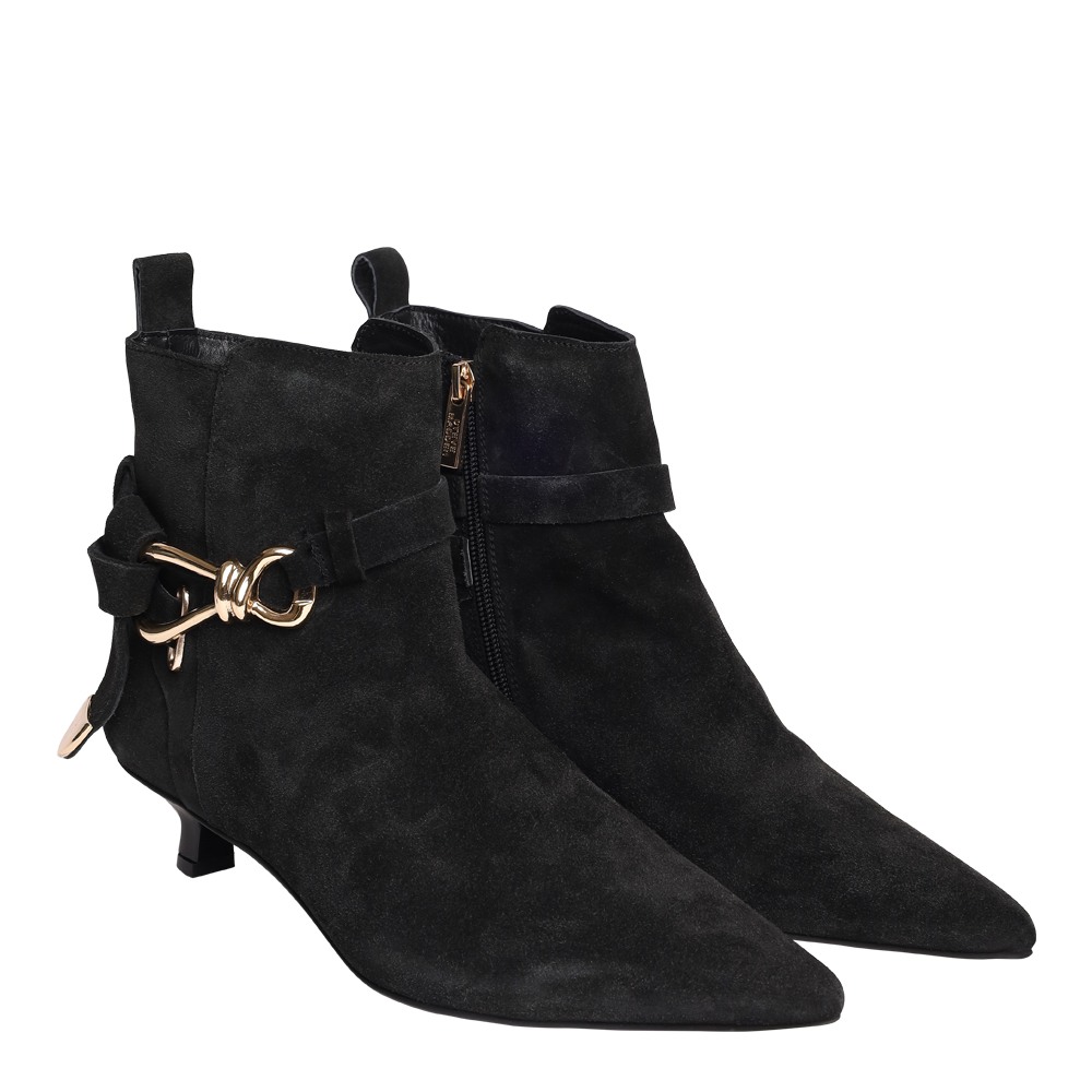 Lyrra Black Suede Boots
