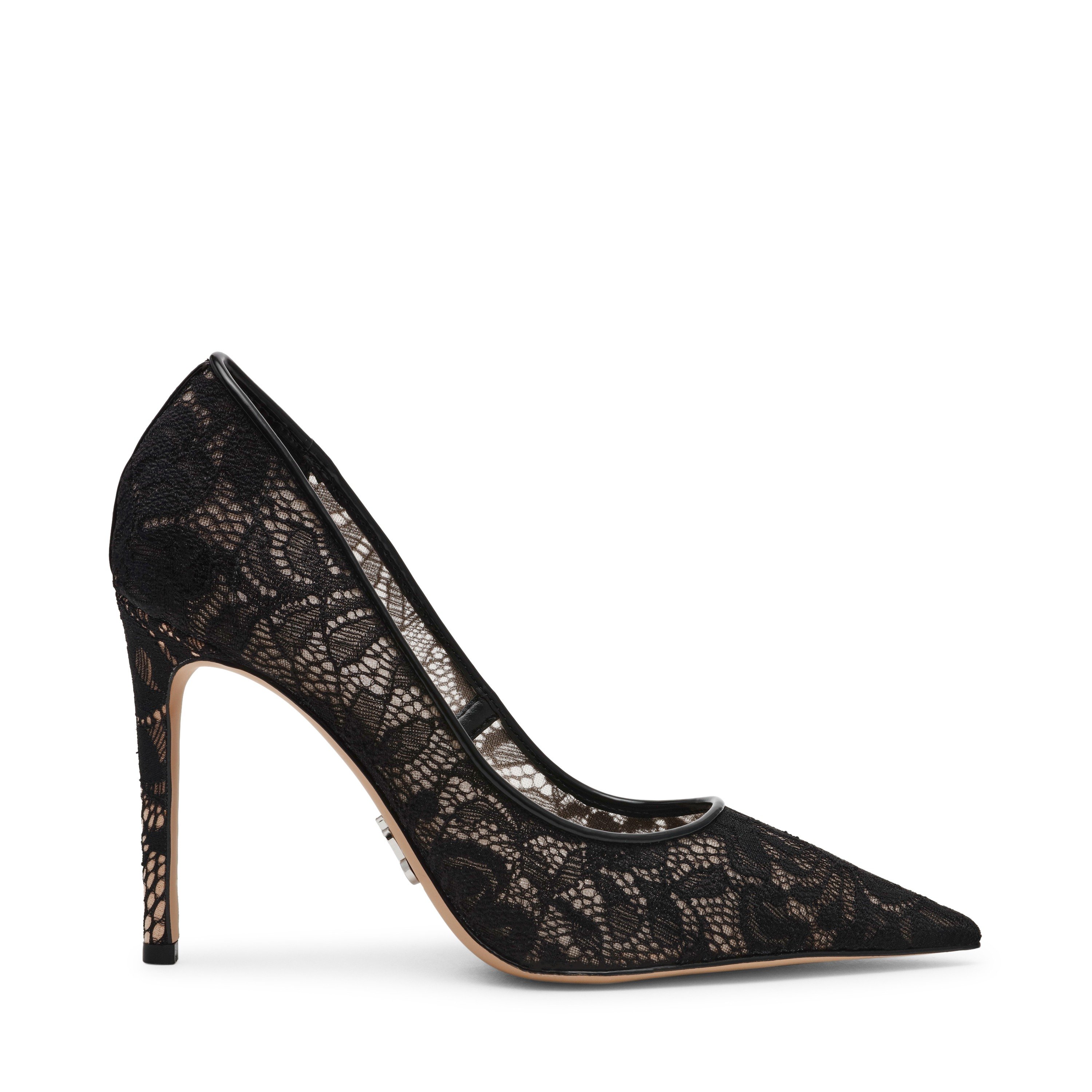 Thrive-Lm Black Lace Pumps