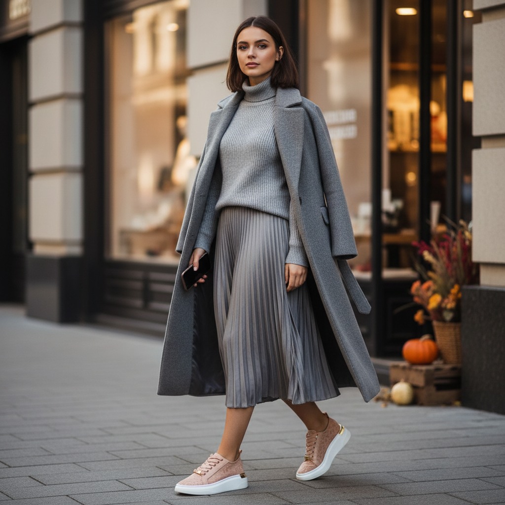 Glacial-L Blush Lace Sneakers