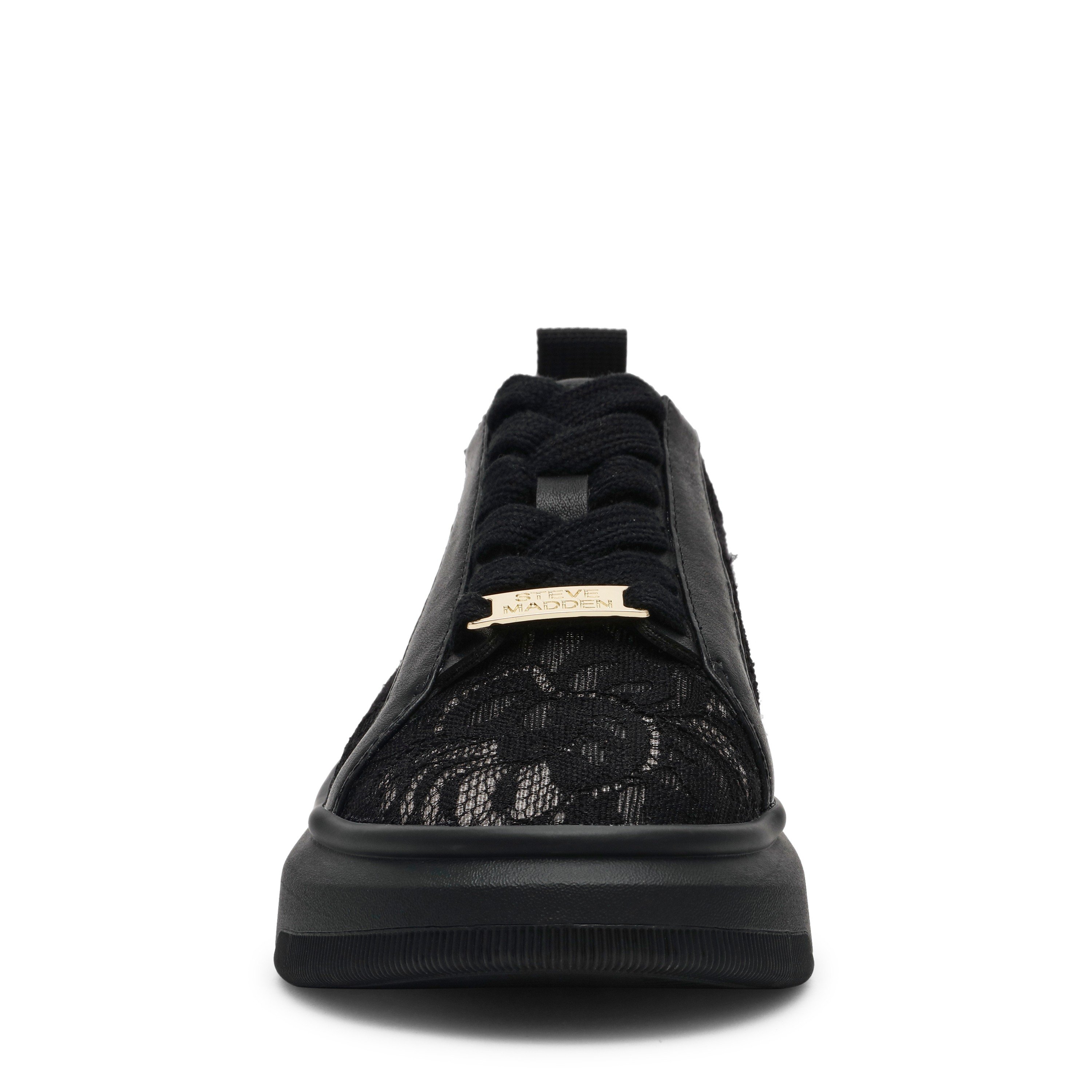 Glacial-L Black Lace Sneakers