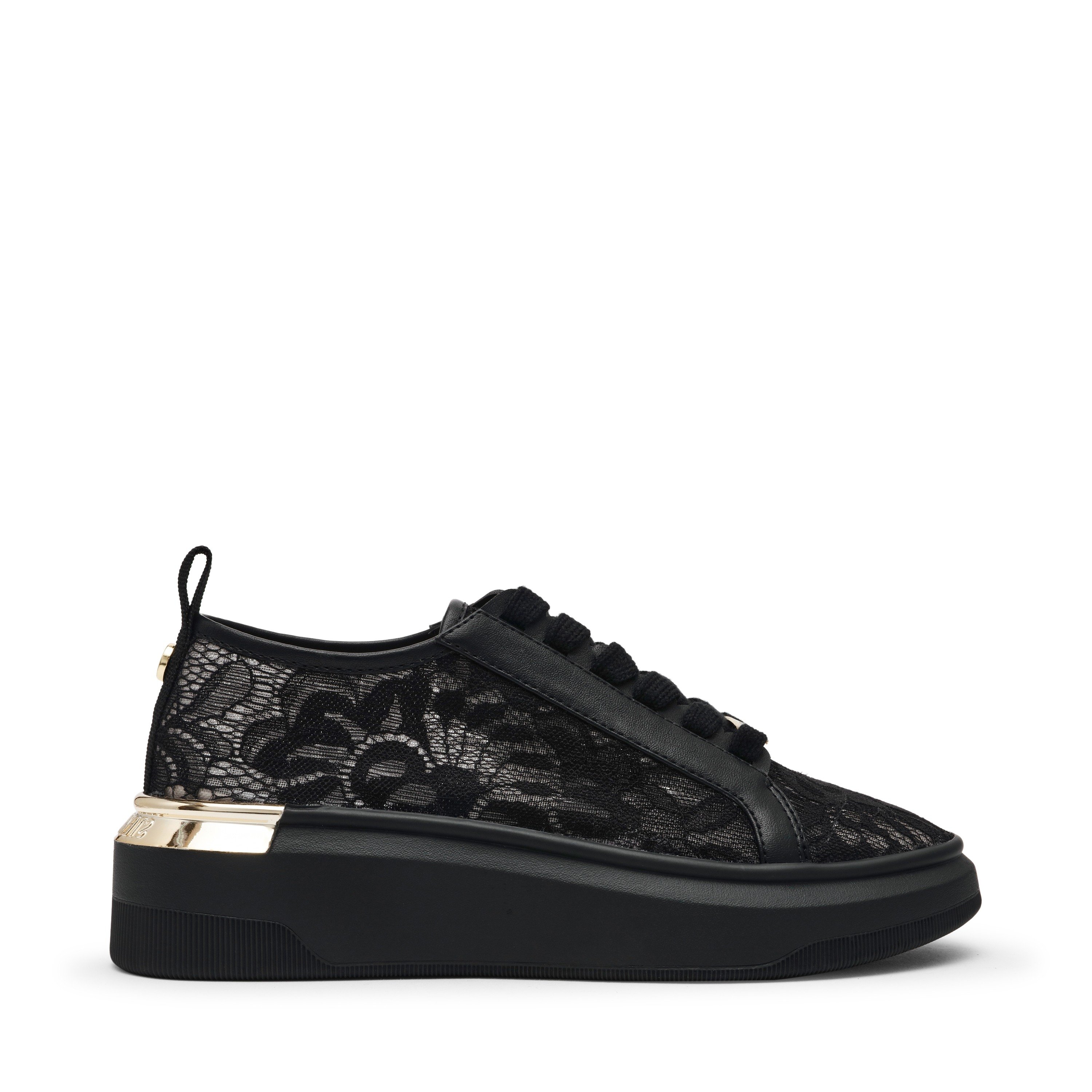 Glacial-L Black Lace Sneakers