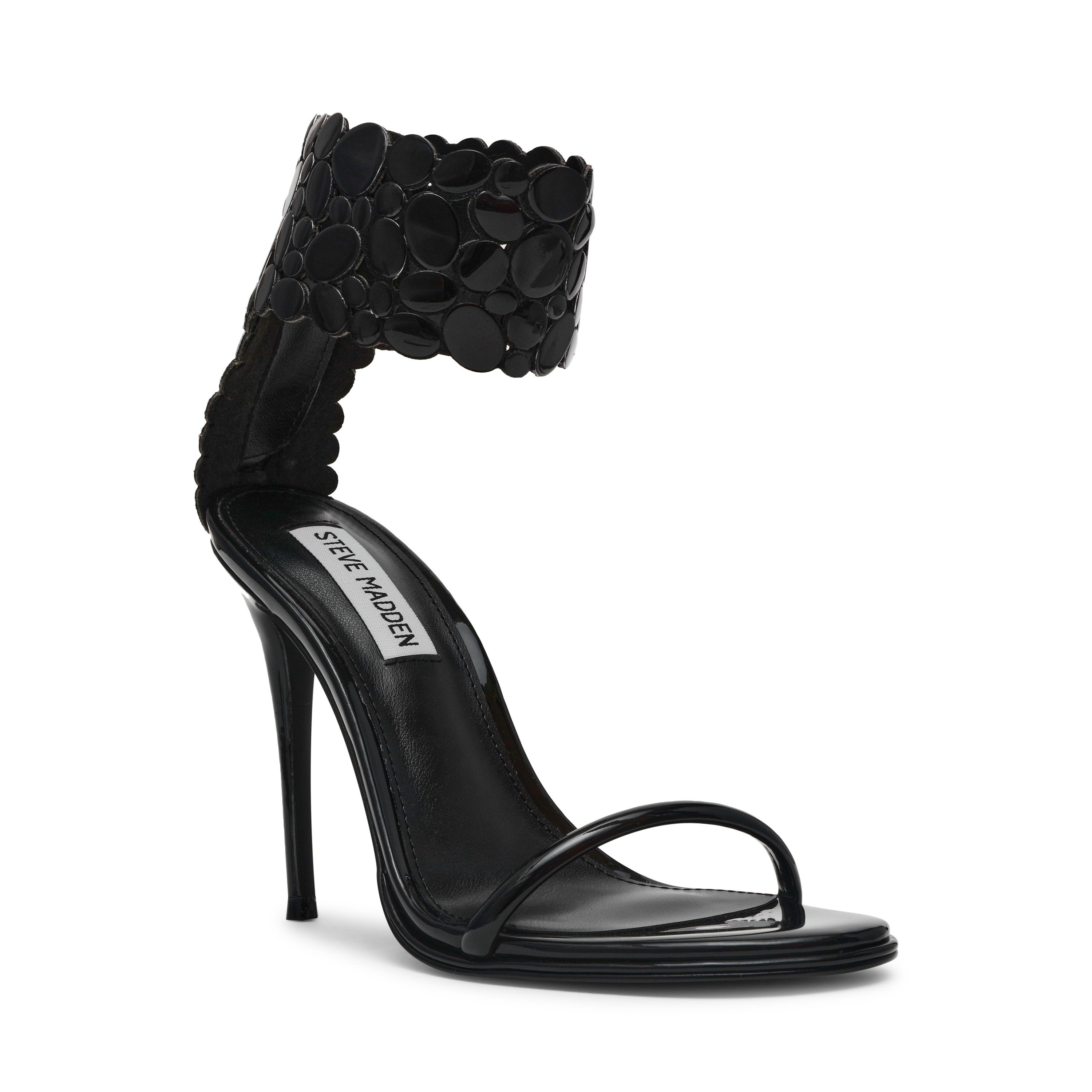 Enamored Black Heels Sandals
