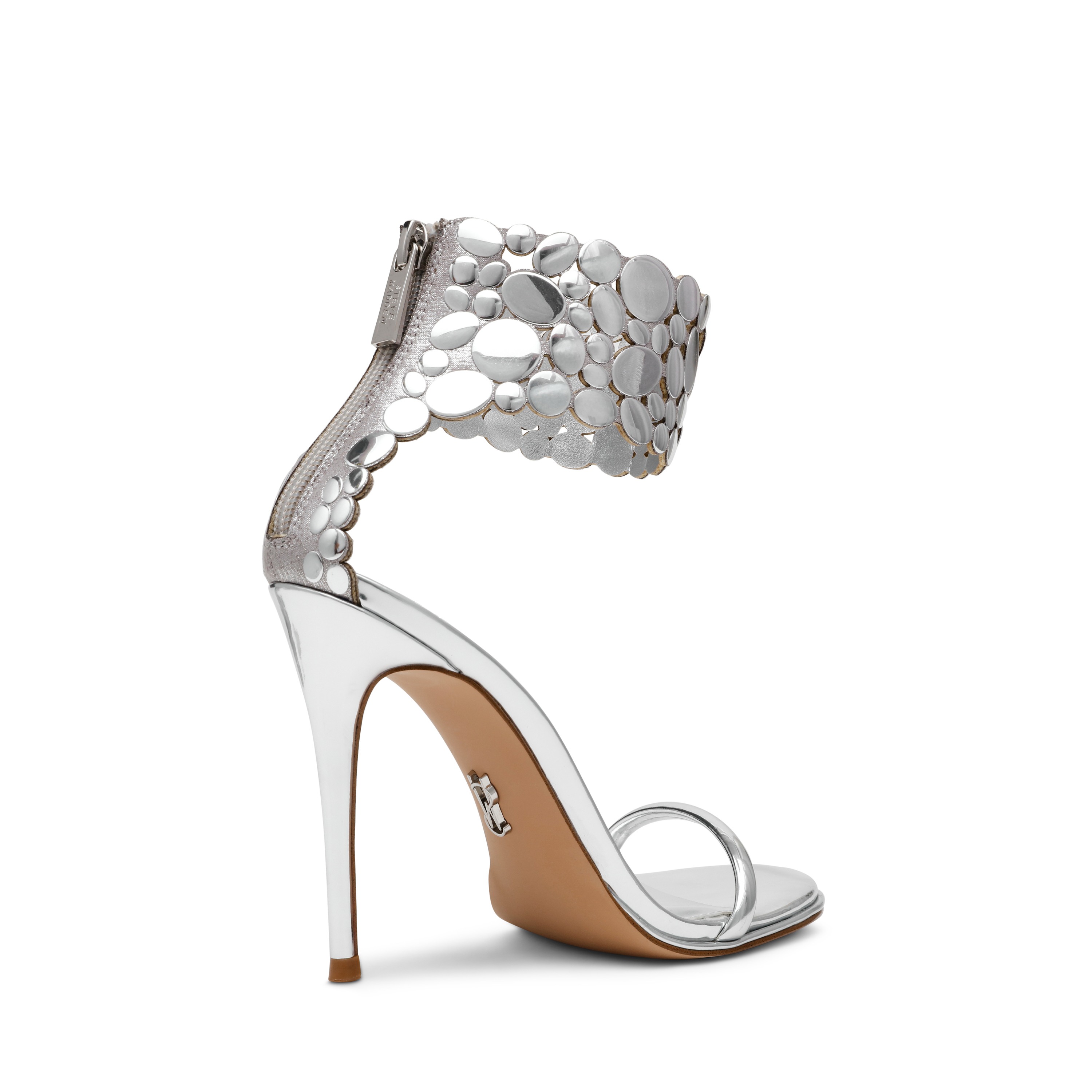 Enamored Silver Heels Sandals