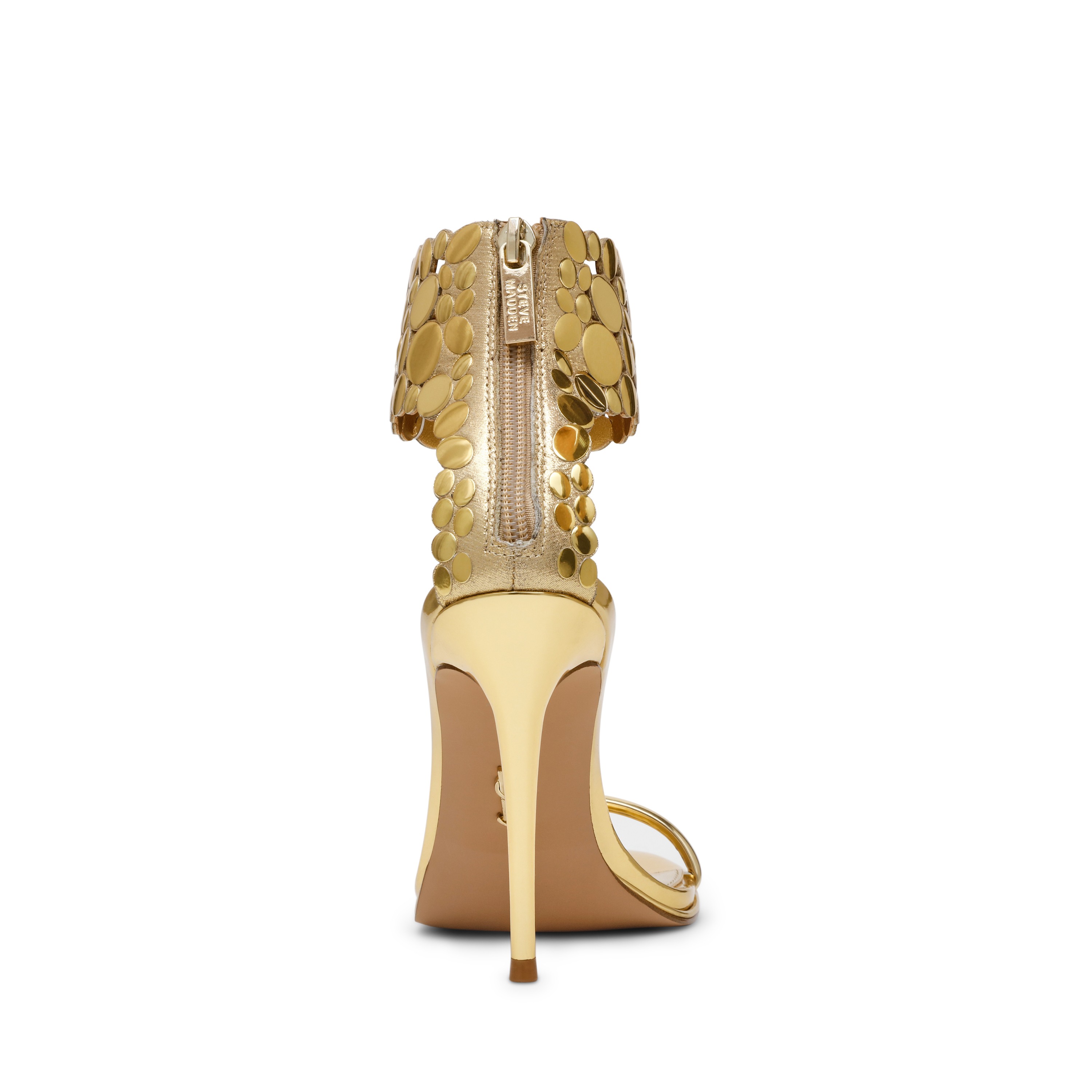 Enamored Gold Heels Sandals