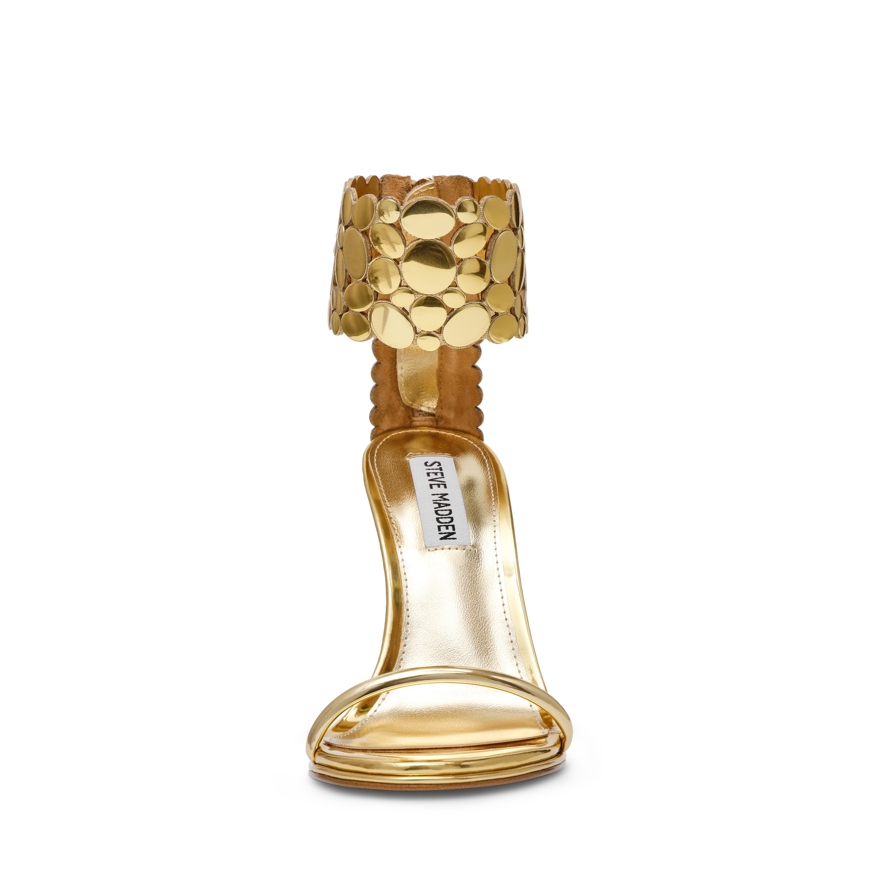 Enamored Gold Heels Sandals