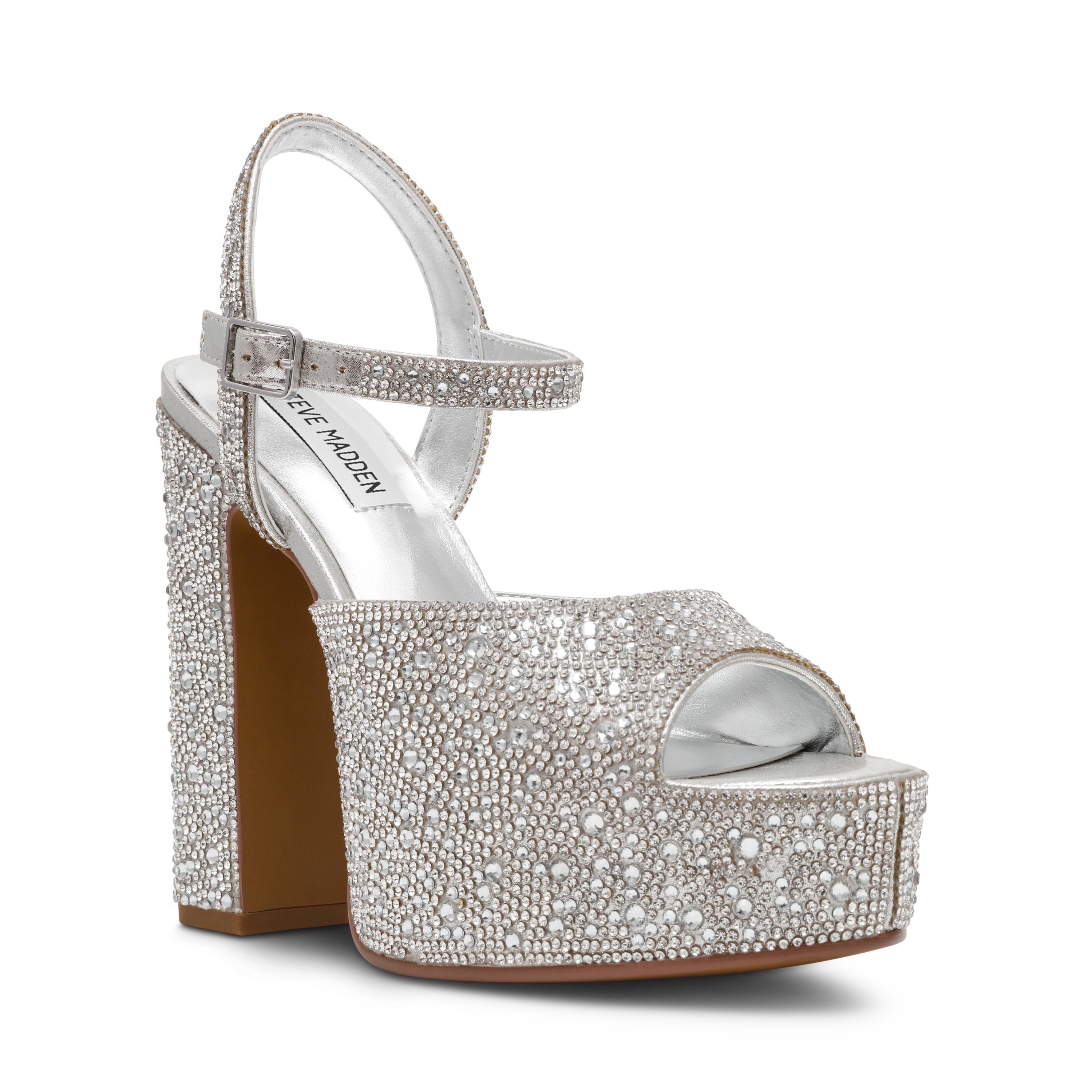 Tandem-R Rhinestone Heels Sandals