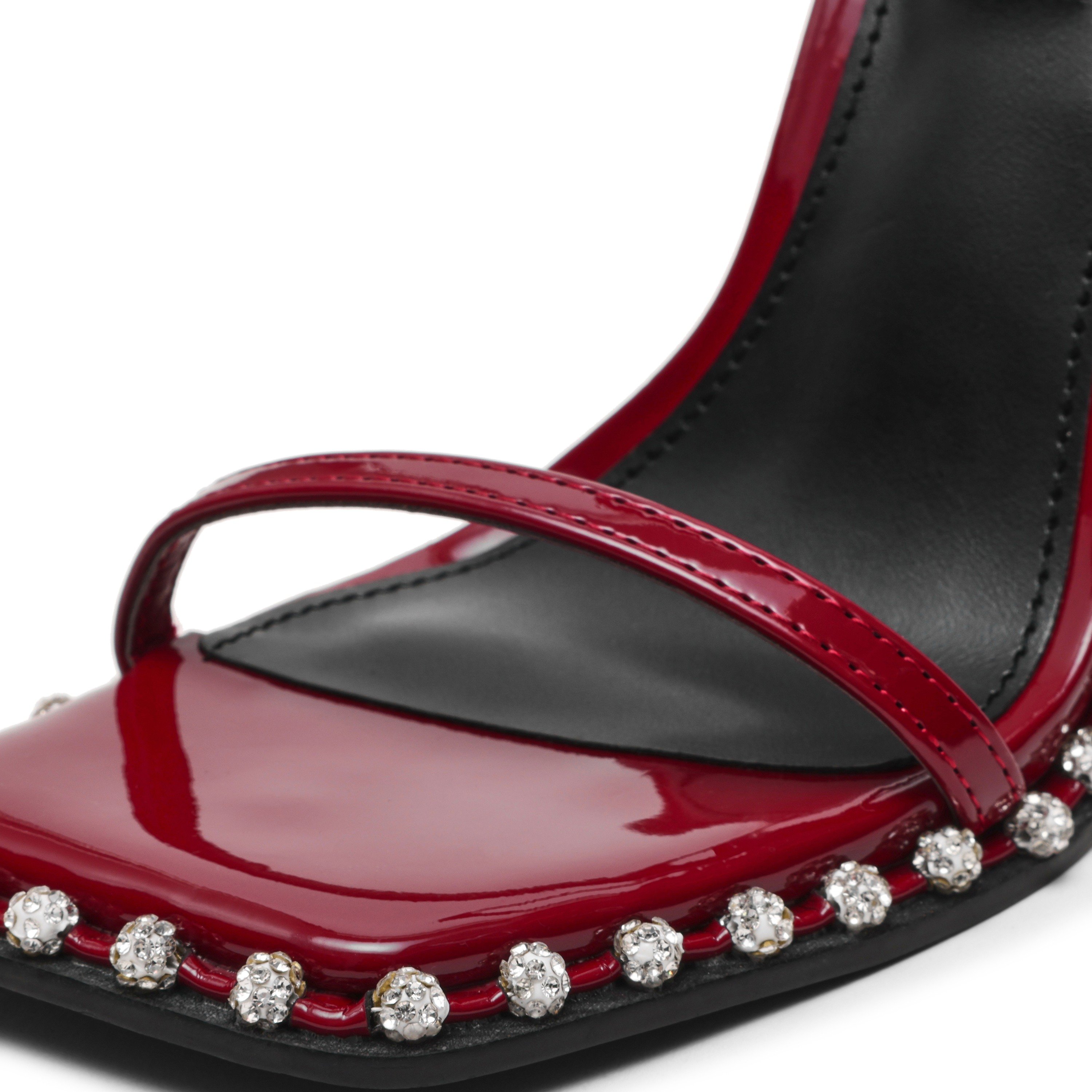 Zelle Tibetan Red  Heels Sandals