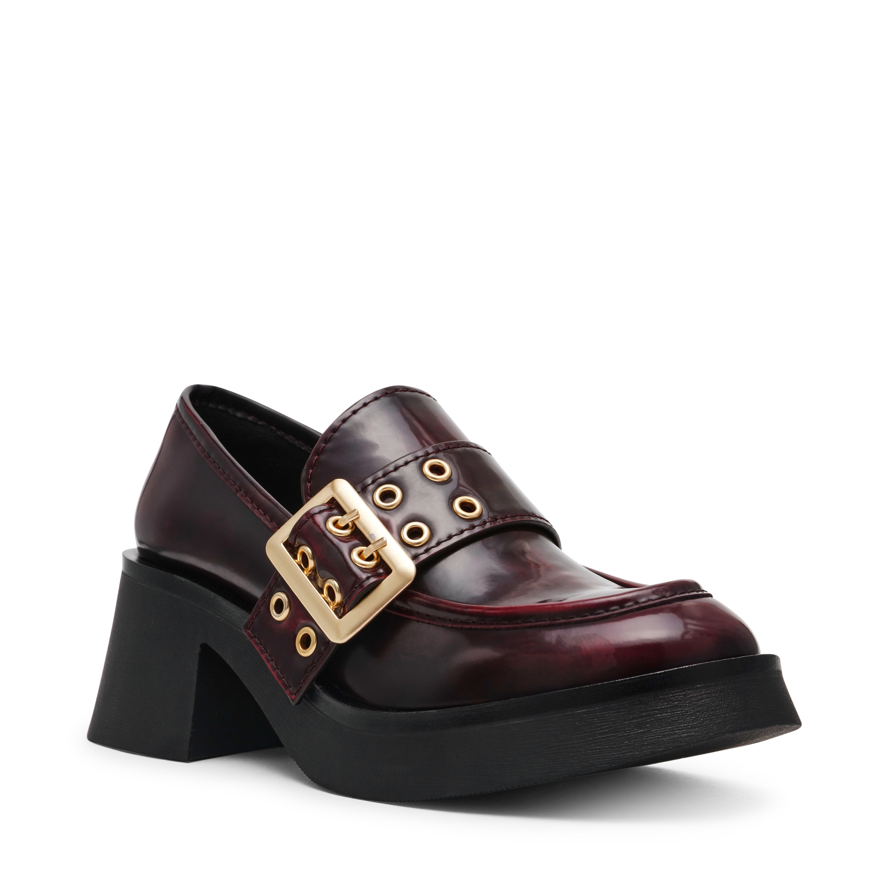 Bridgeton Wine Action Leather Pumps