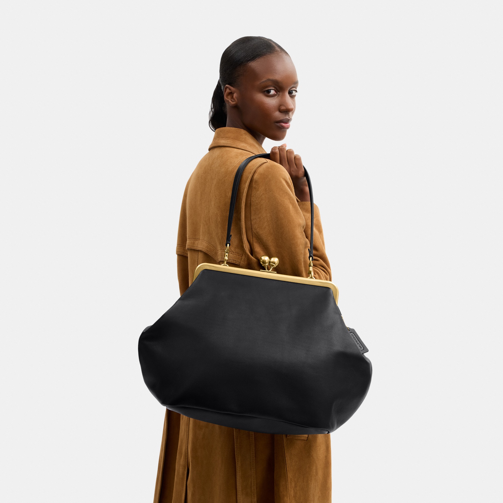 Large Kisslock Frame Bag