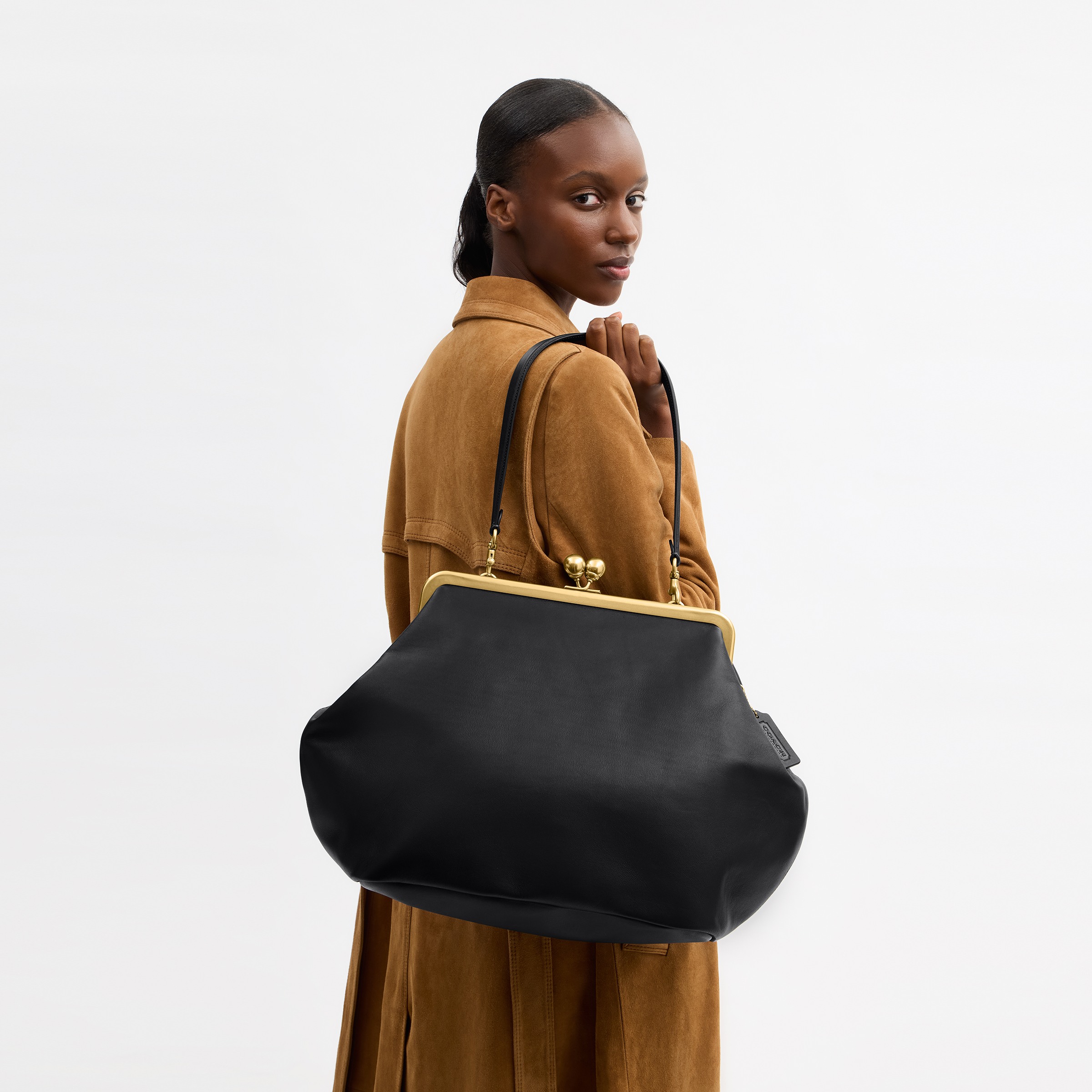 Large Kisslock Frame Bag