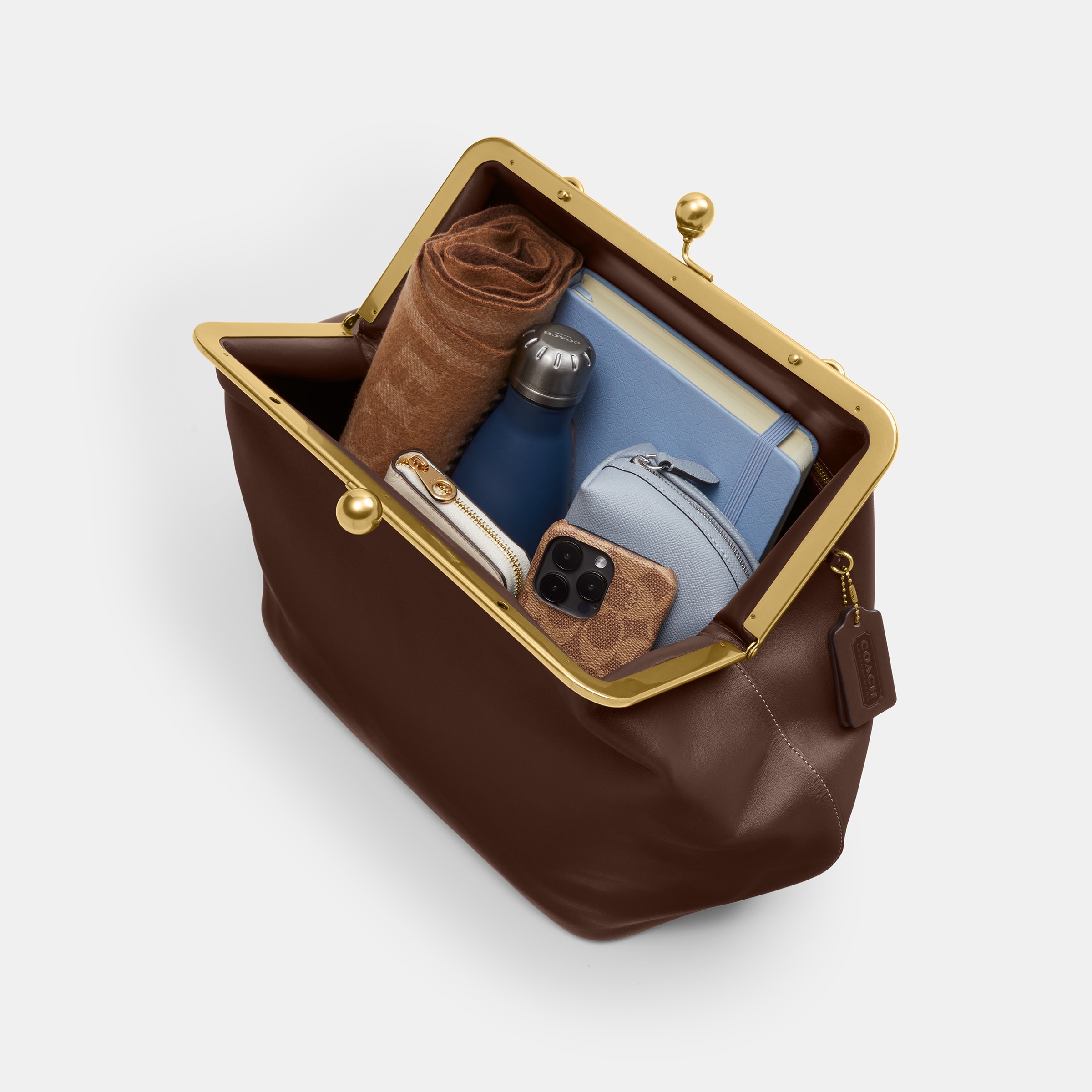 Large Kisslock Frame Bag