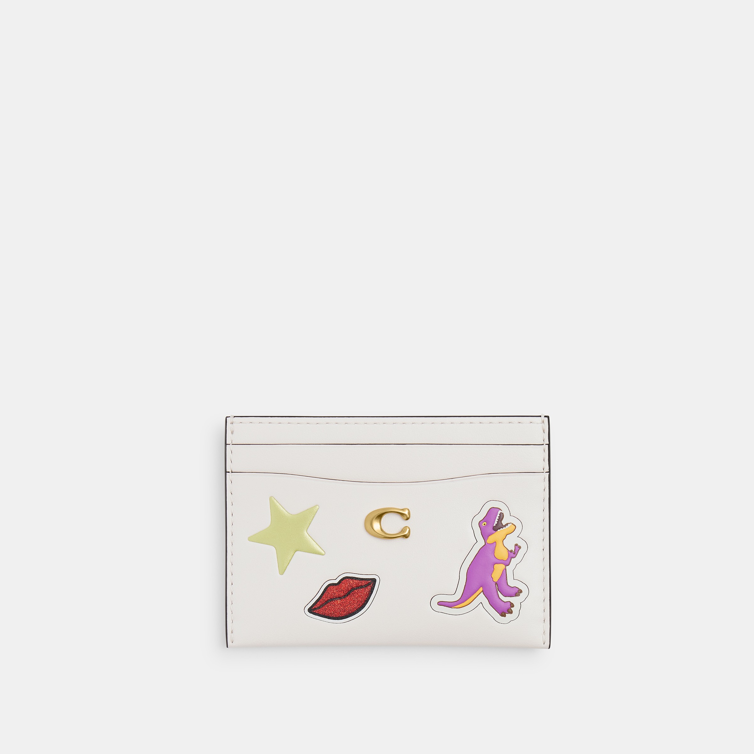 Essential Card Case With Sticker Print
