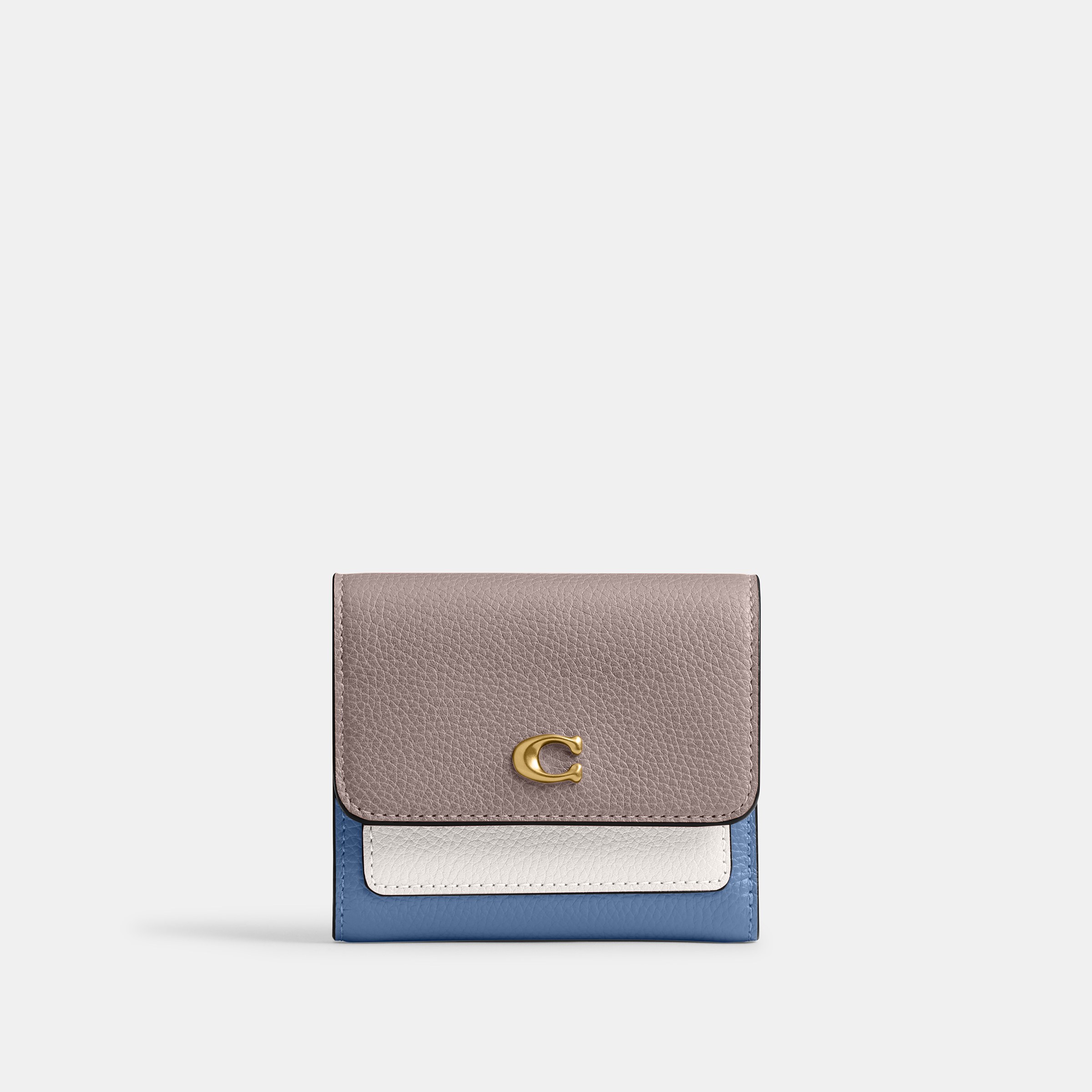 Mila Small Flap Wallet In Colorblock