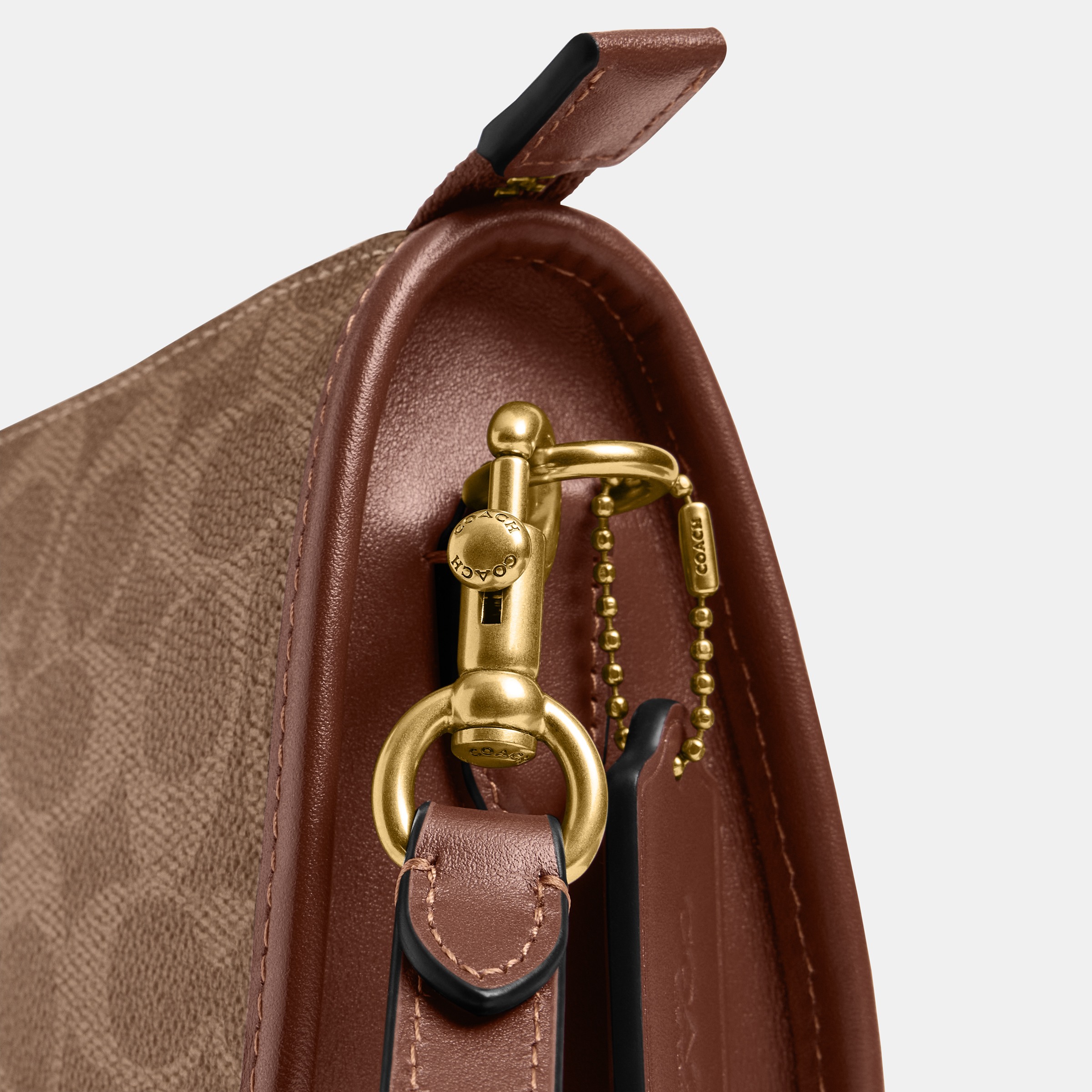Coated Canvas Signature Waverly Bag