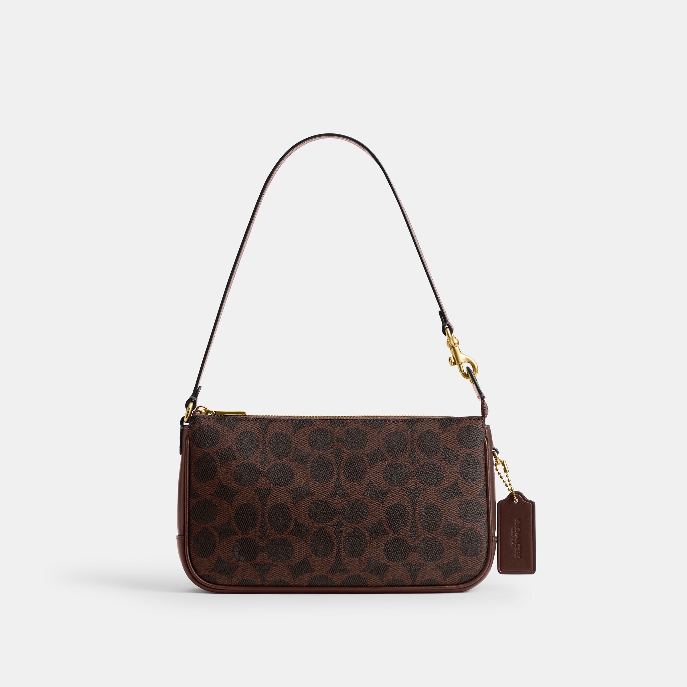 Coated Canvas Signature Plaza Bag
