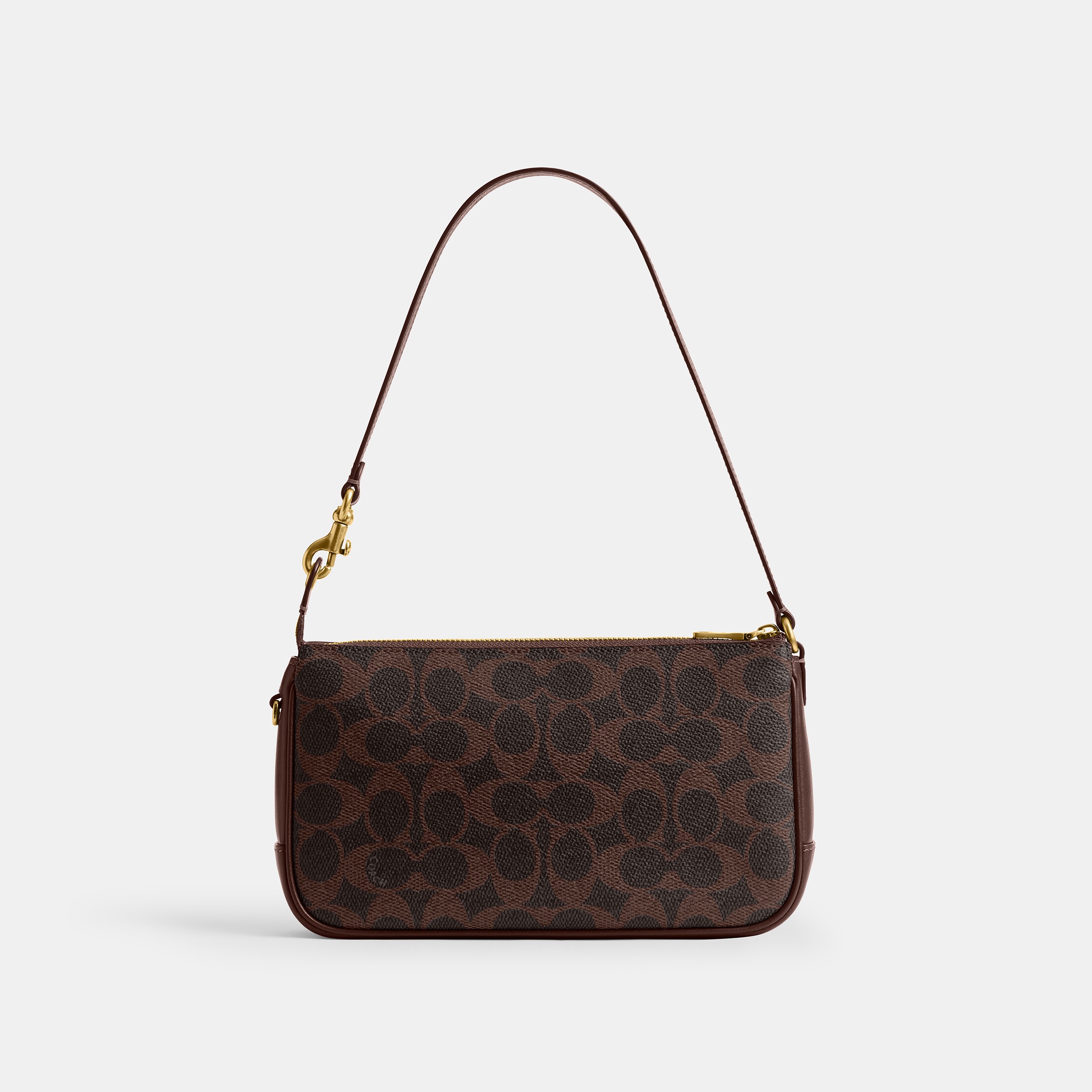 Coated Canvas Signature Plaza Bag