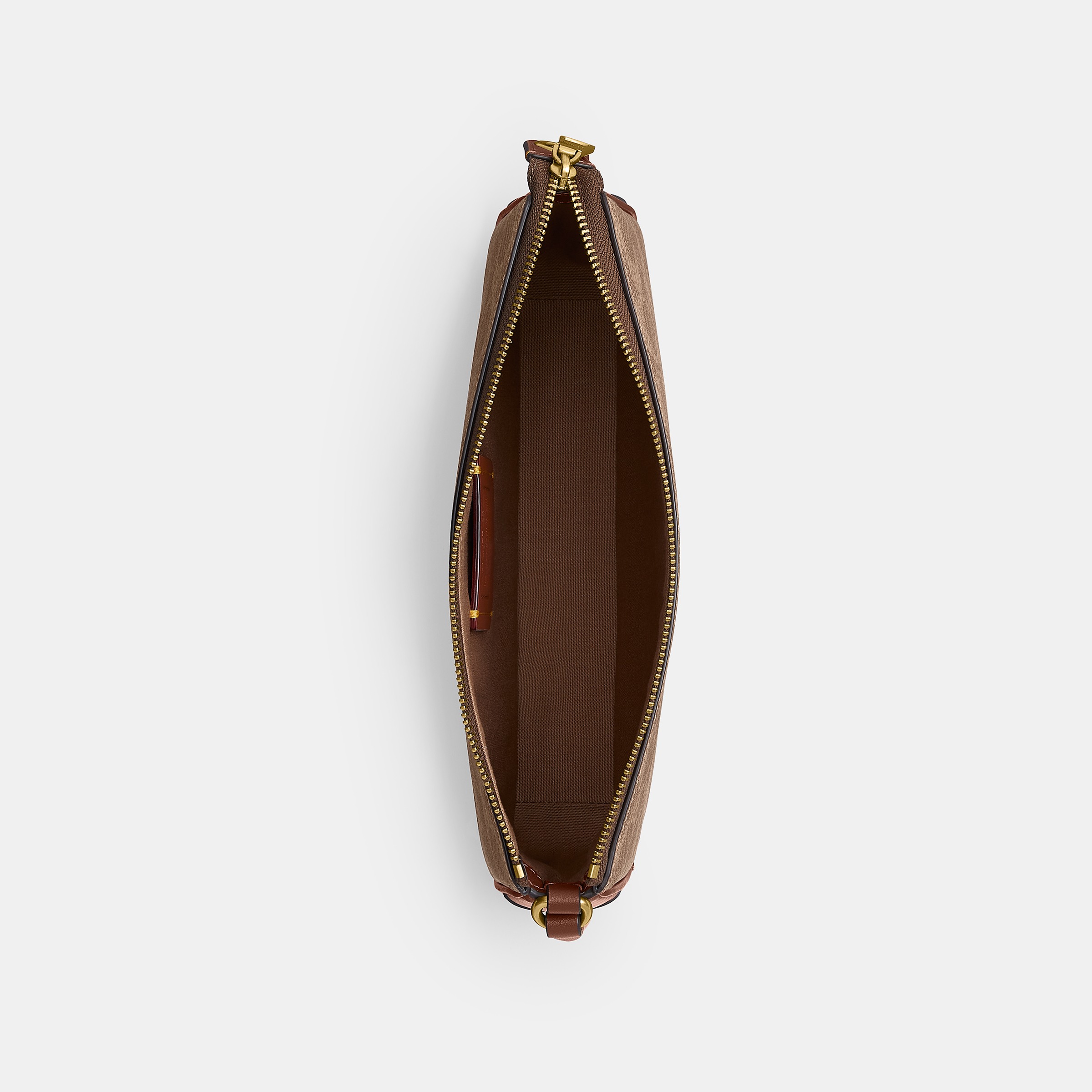 Coated Canvas Signature Plaza Bag