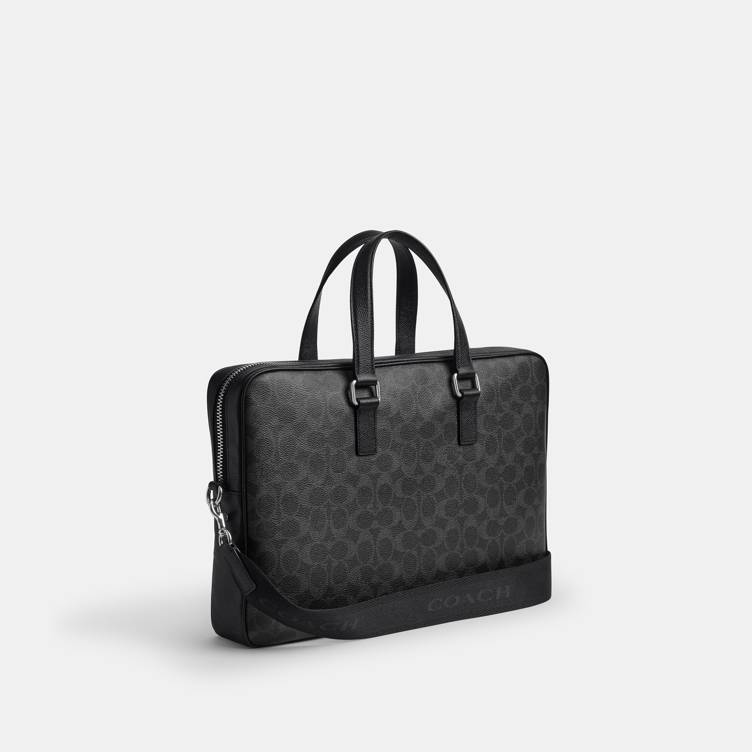 Caden Brief Bag In Signature Canvas