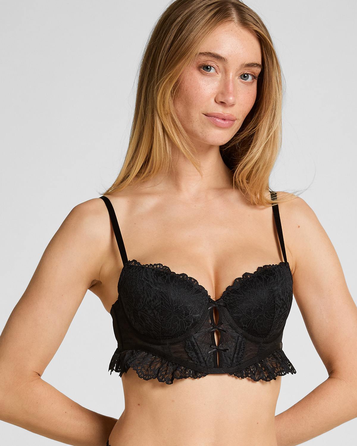 Posie Padded Underwired Longline Bra