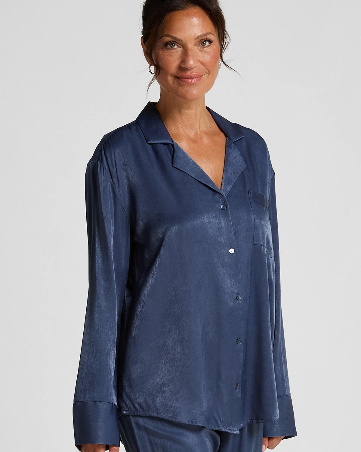 Ayla Satin Long-Sleeved Jacket