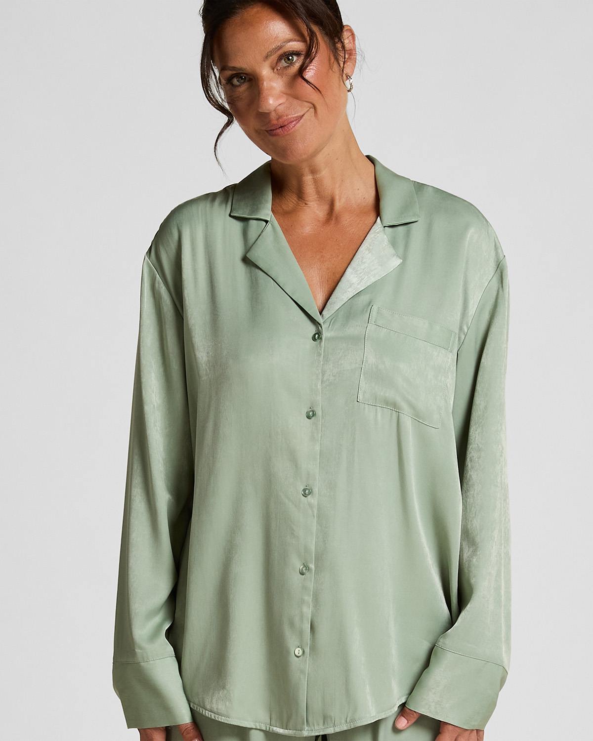 Ayla Satin Long-Sleeved Jacket