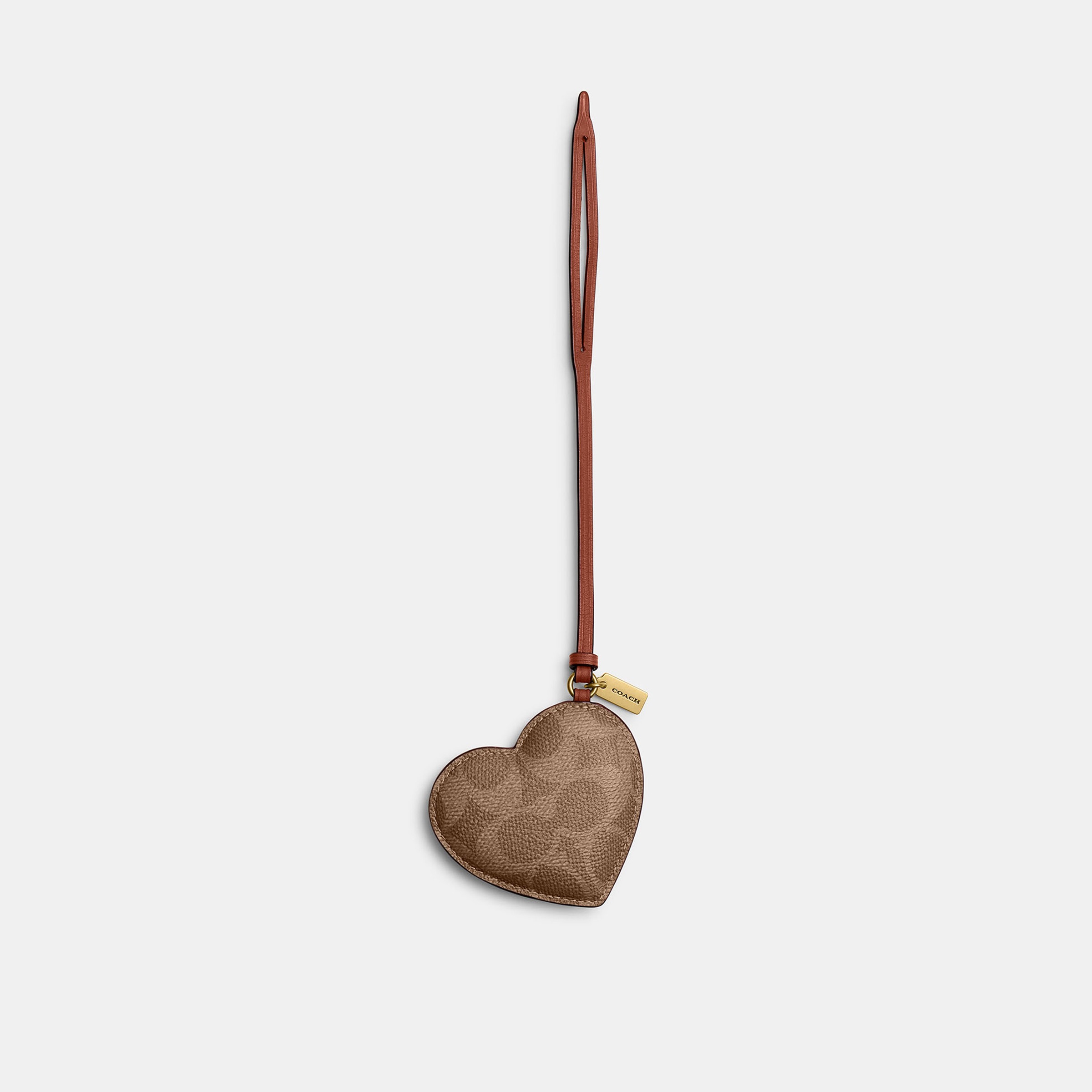 Heart Puffy Signature Bag Charm