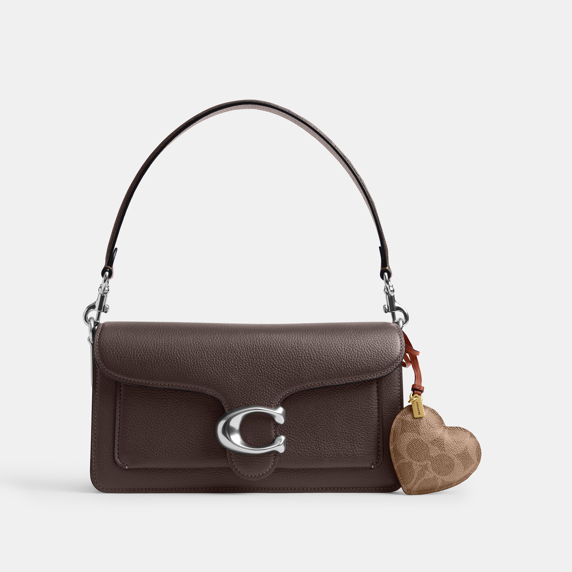 Heart Puffy Signature Bag Charm