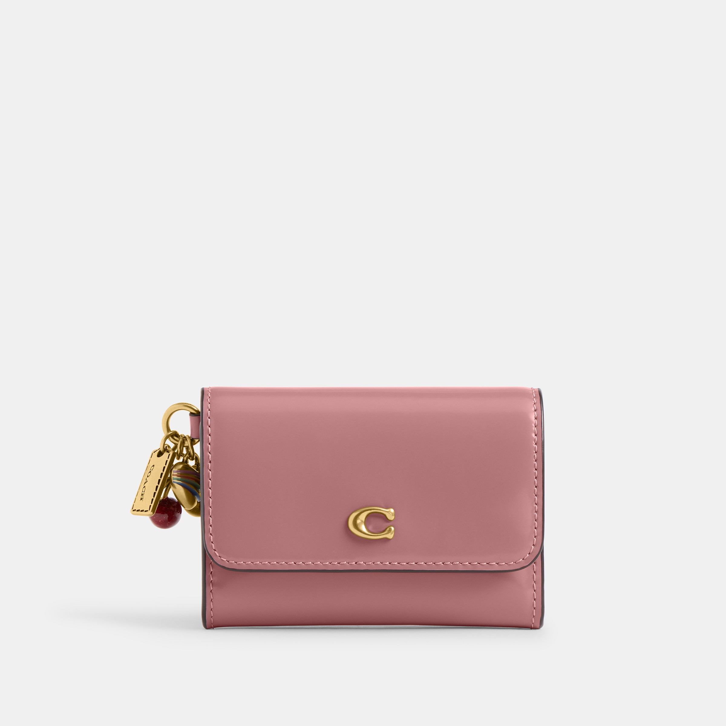 Essential Flap Card Case With Charms