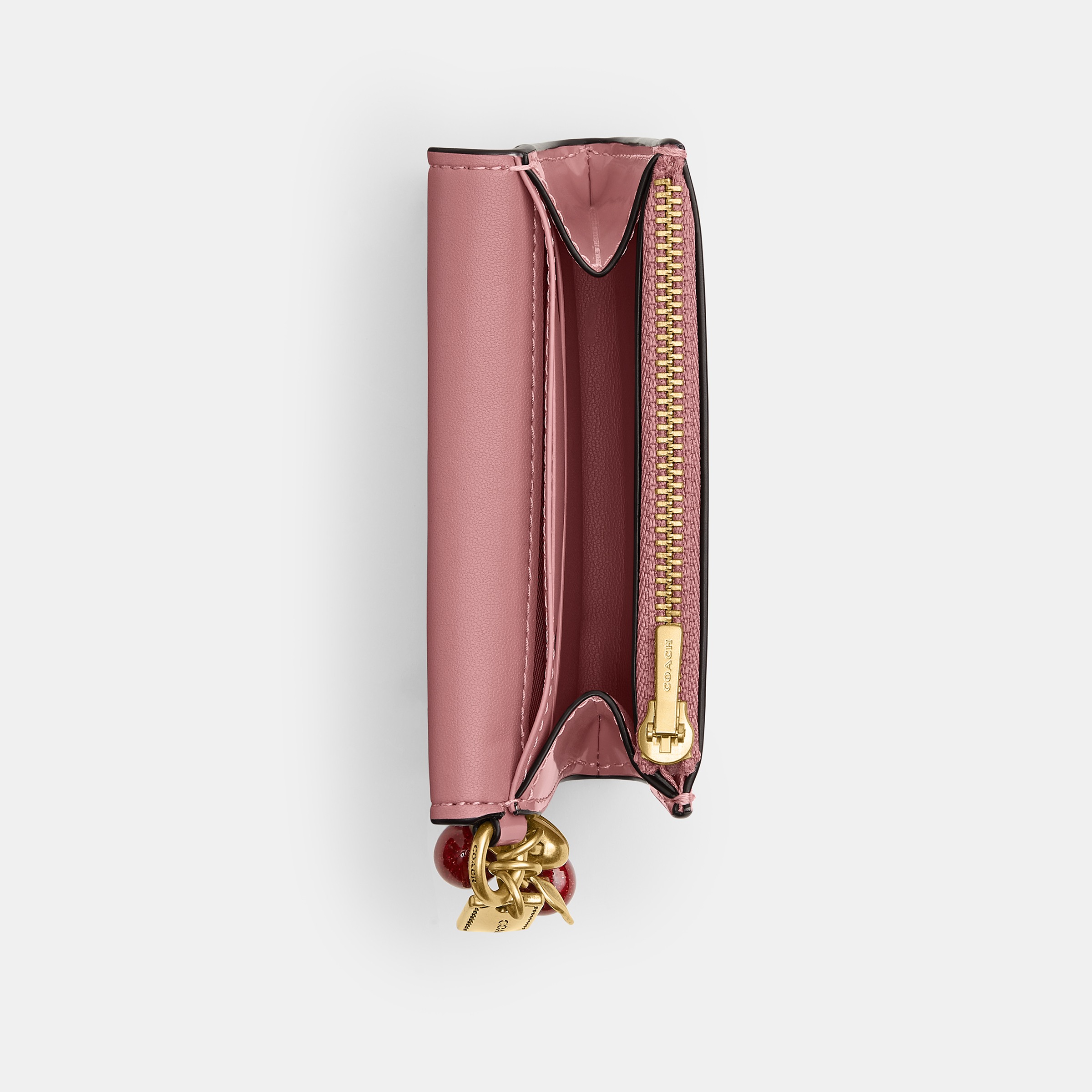 Essential Flap Card Case With Charms
