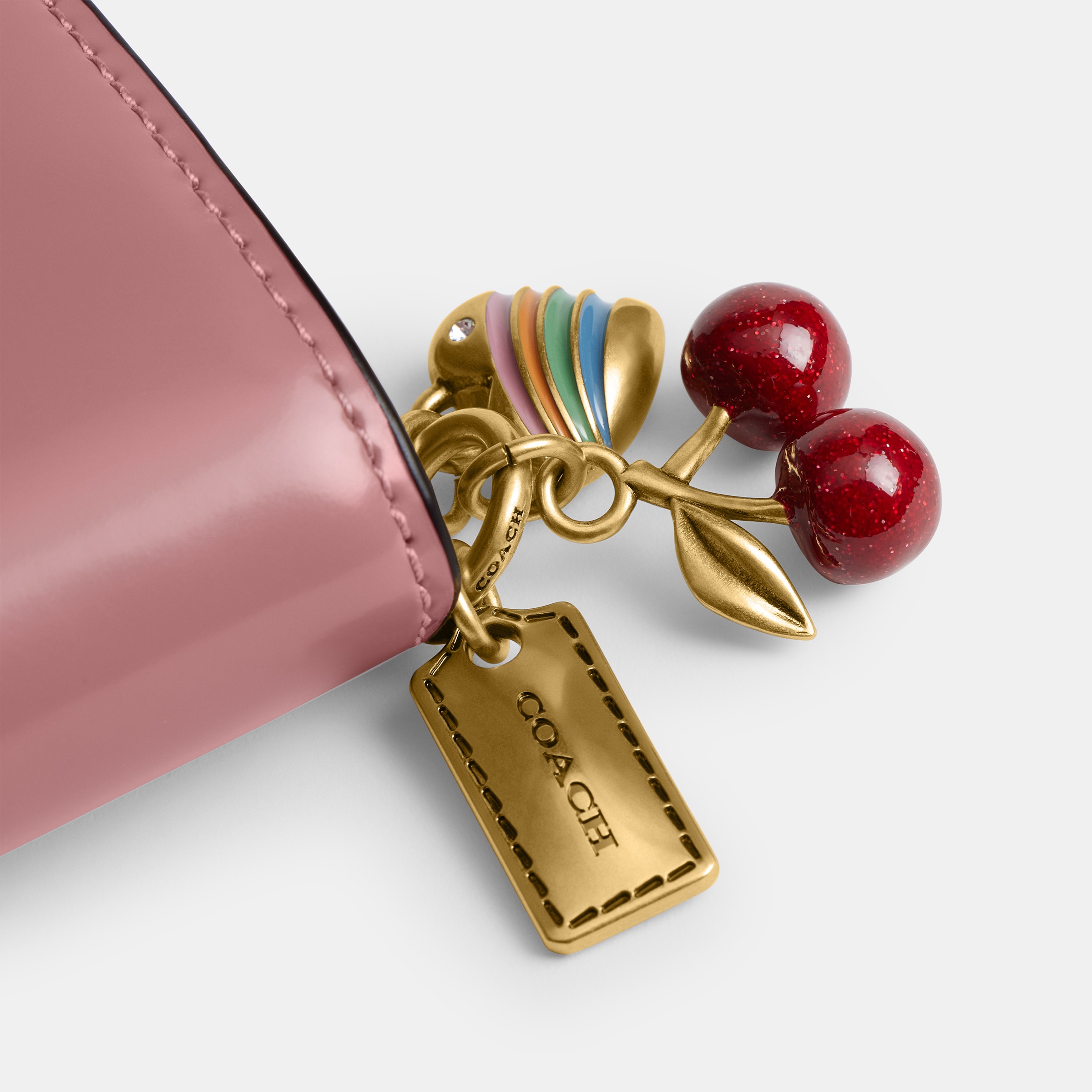 Essential Flap Card Case With Charms