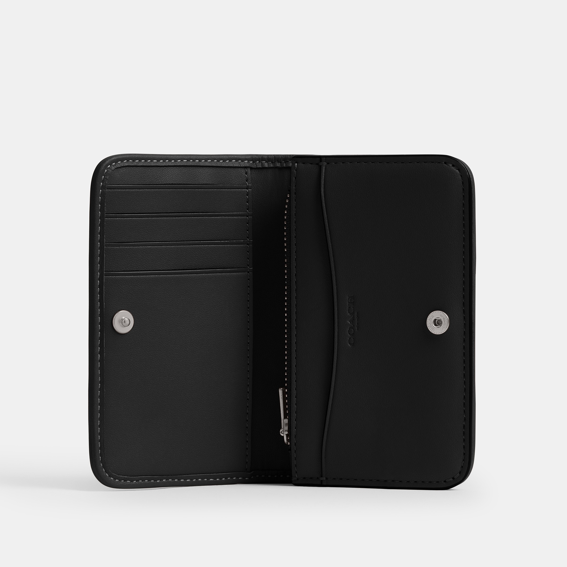 Essential Slim Card Case In Crystal Signature Jacquard